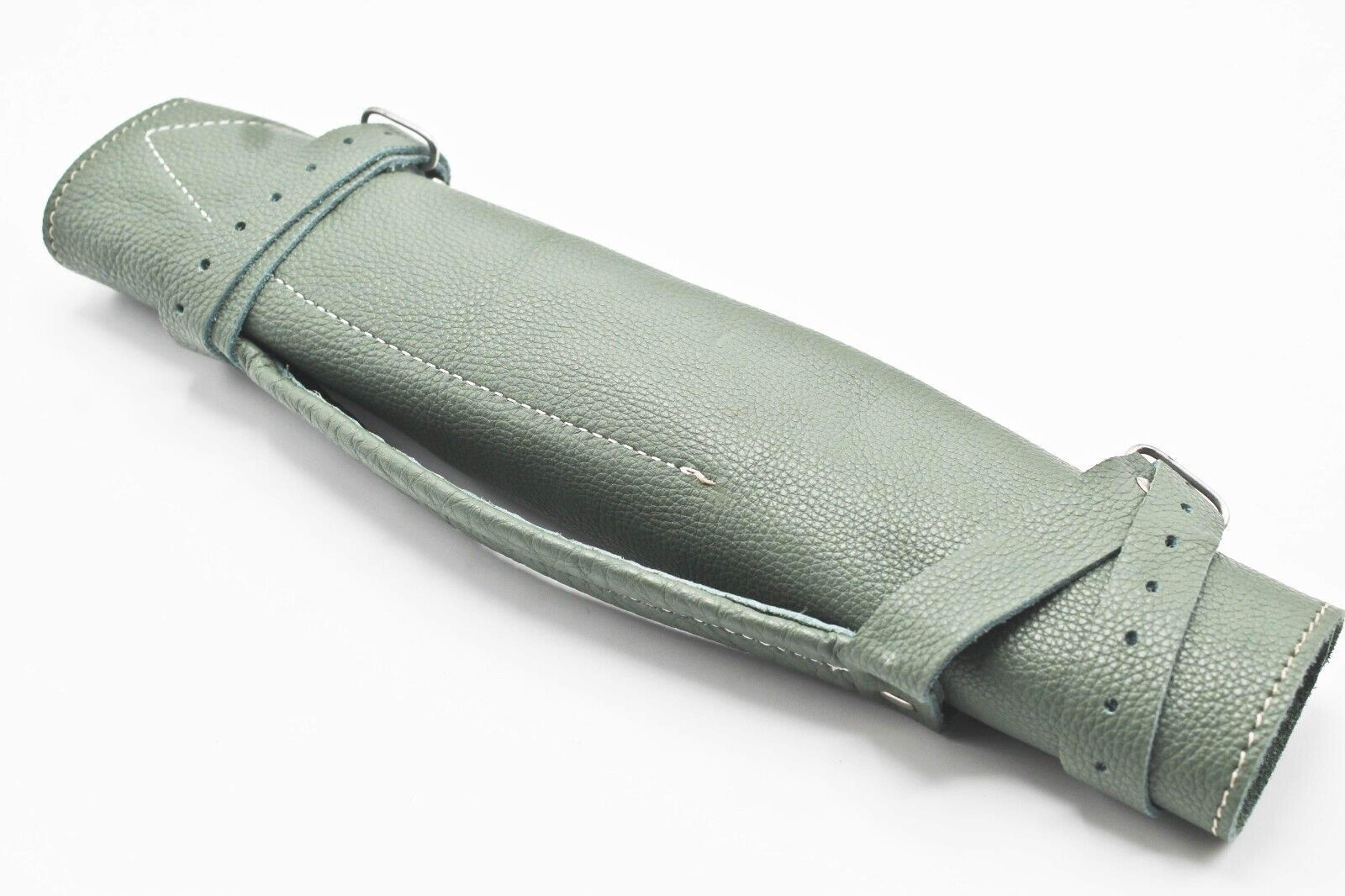 Handmade Hand Forged Damascus Steel BBQ Chef Kitchen Knife Set With Leather Sheath  384 Layer High  2