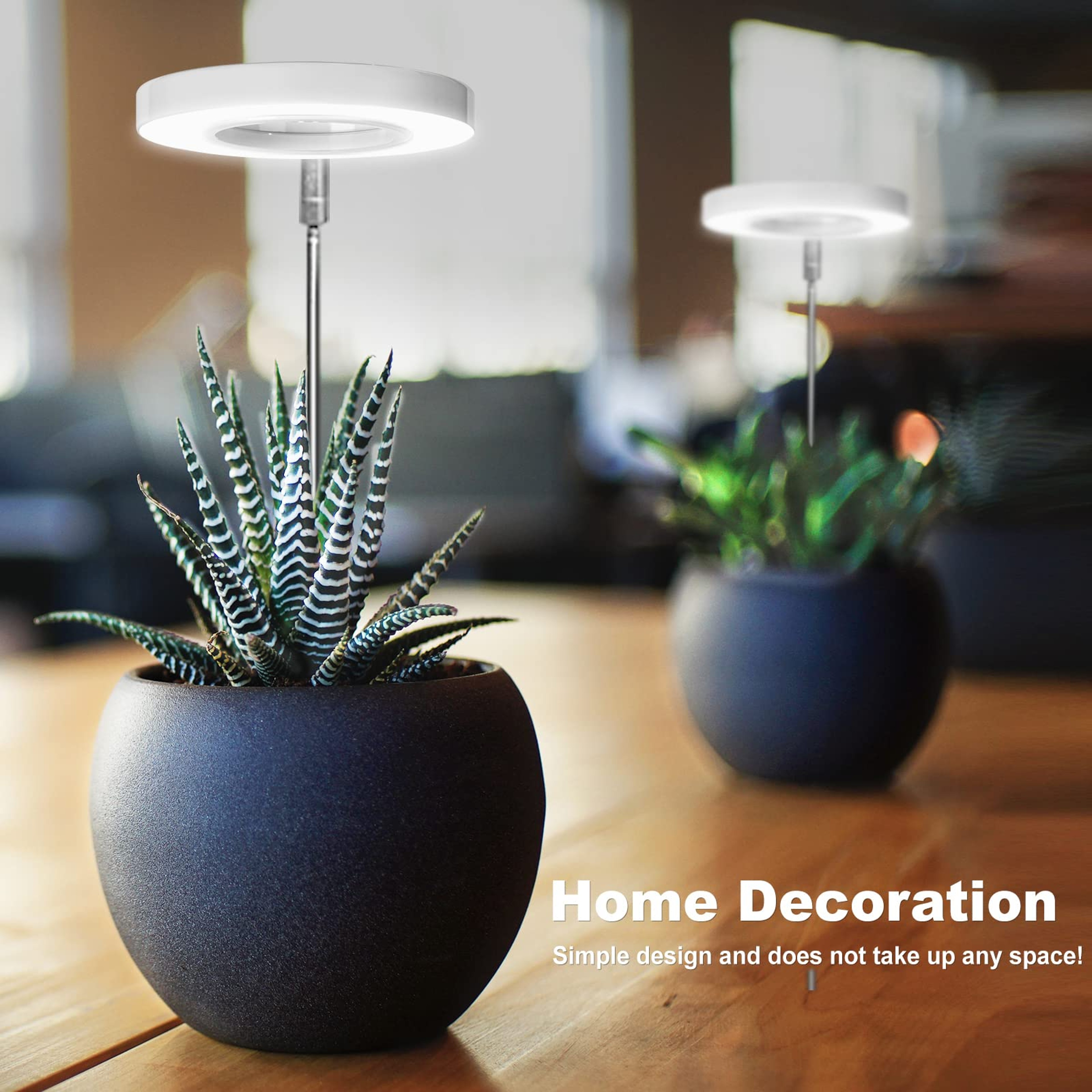 Indoor Plant LED Grow Light Full Spectrum Floor Lamp with Timer Dimming and Adjustable Height for