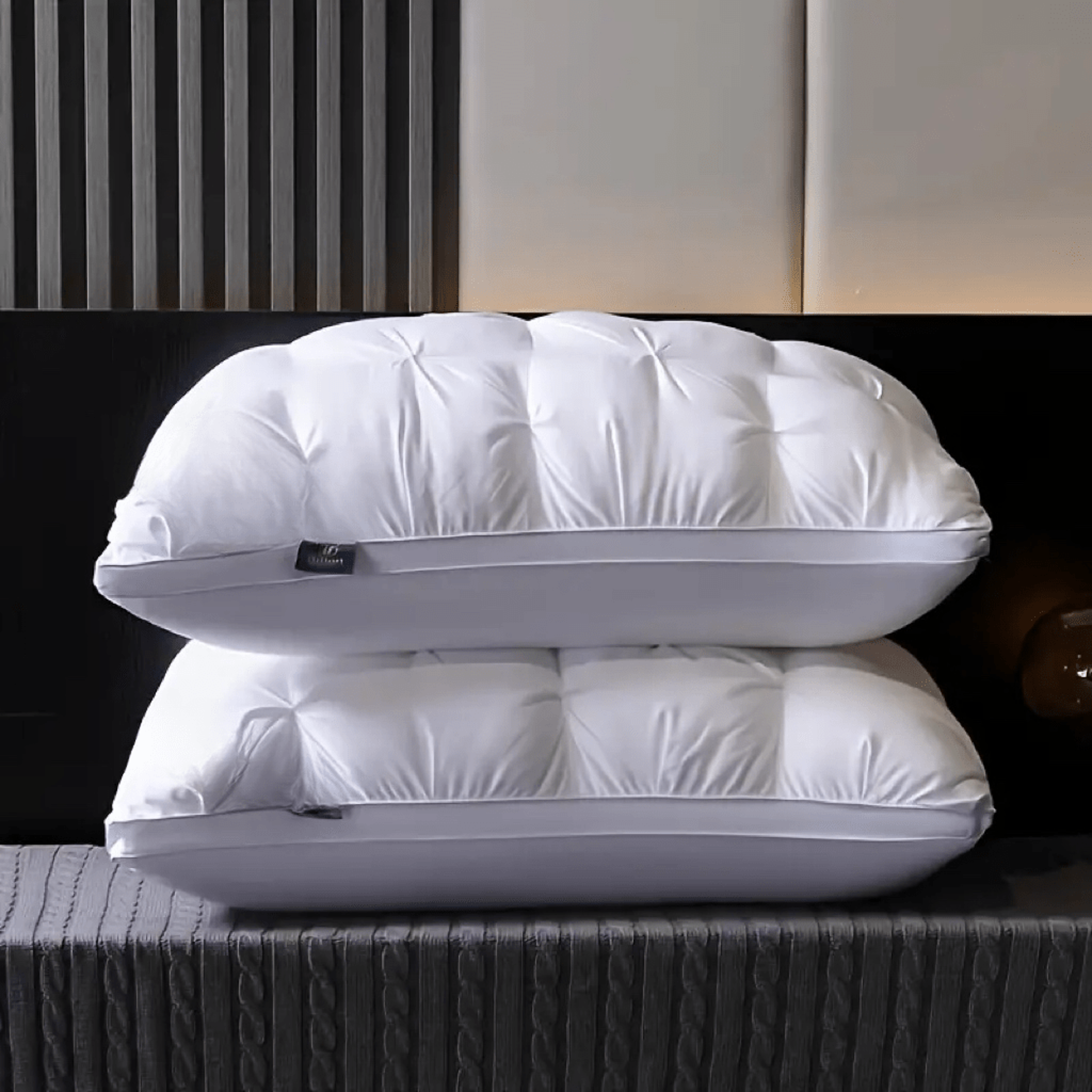 Deep Sleep Neck Support Pillow Luxurious 5Star Hotel Quality NonCollapse High Pillow Core For All S 4