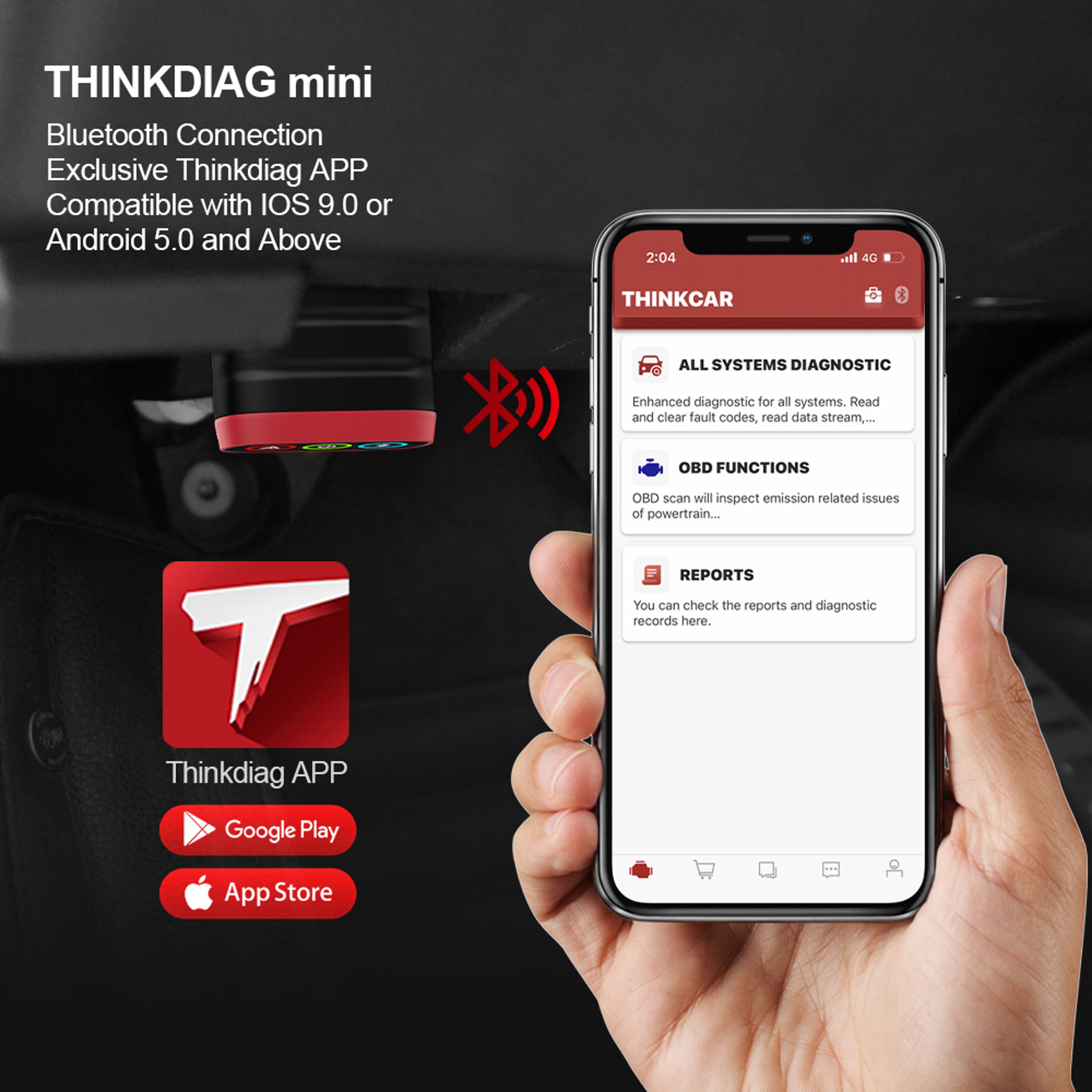 THINKCAR MINI Scanner For Auto Full System Diagnostic Tool Car Code Reader 1