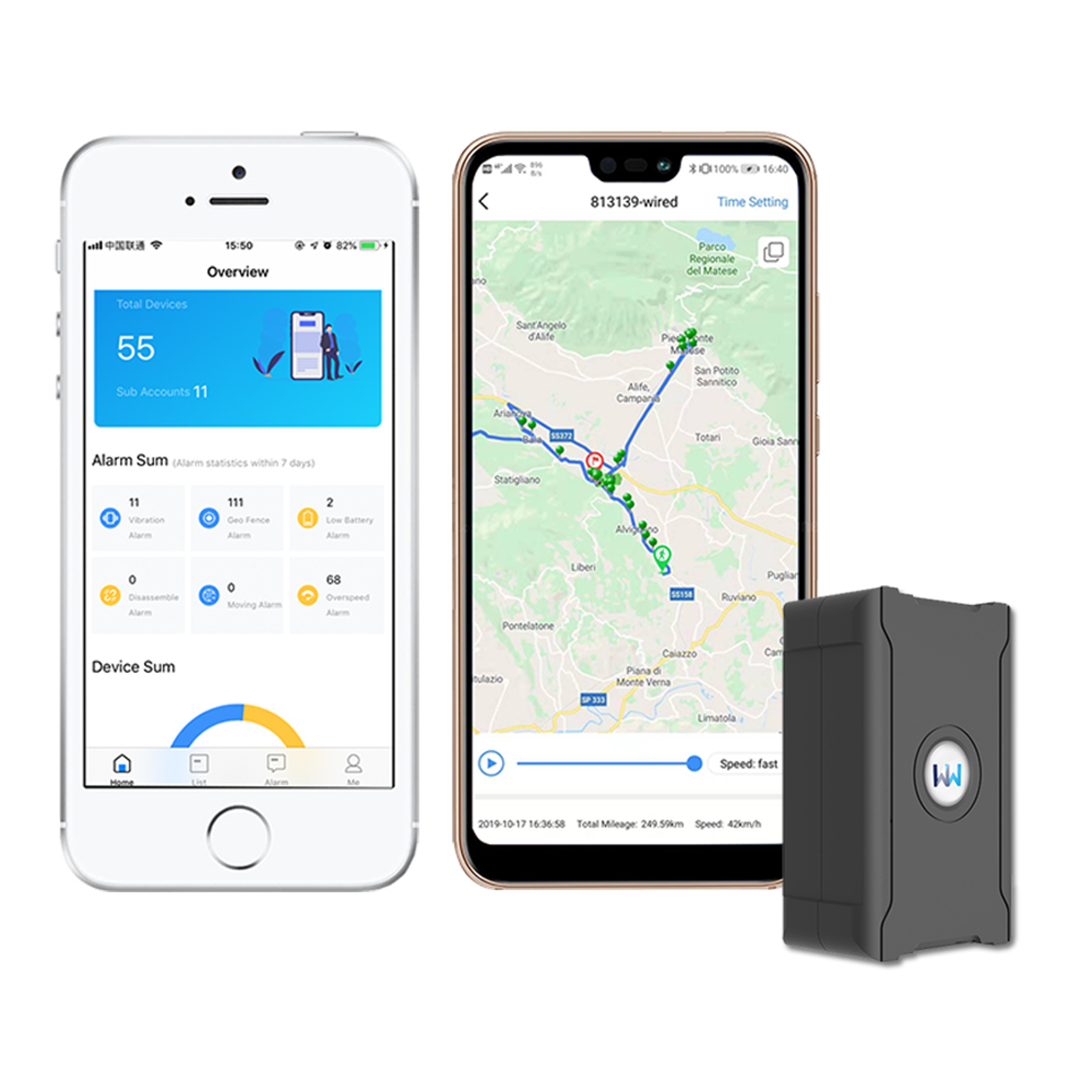 Tracking Locator With First Use Long Last Car GPS Tracker Safe Fences No APN Setting Service Charge 1