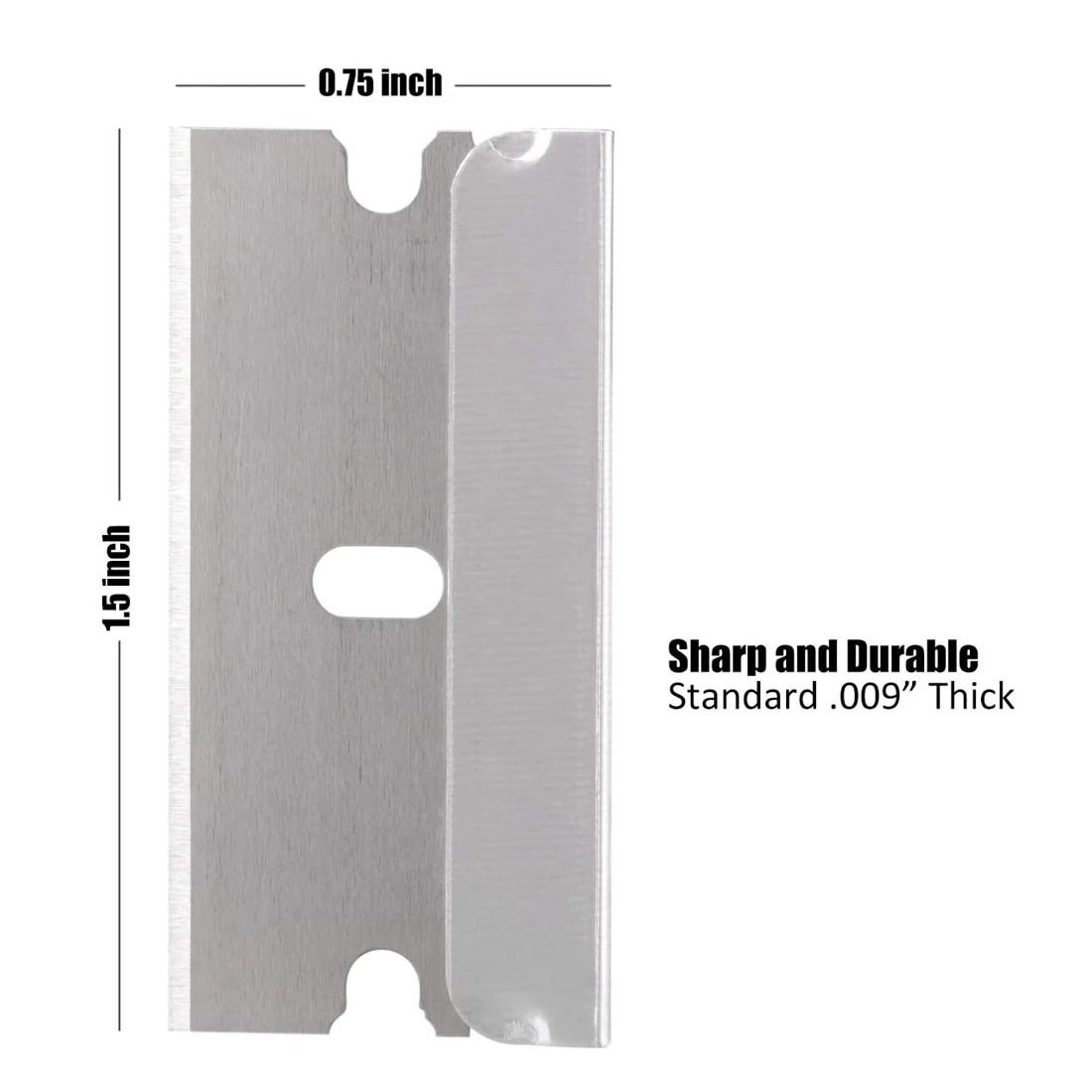 Single Edge Razor Blades 100 Pcs Extra Sharp Heat Treated Safety Knife Scrapers For Effective Paint 4