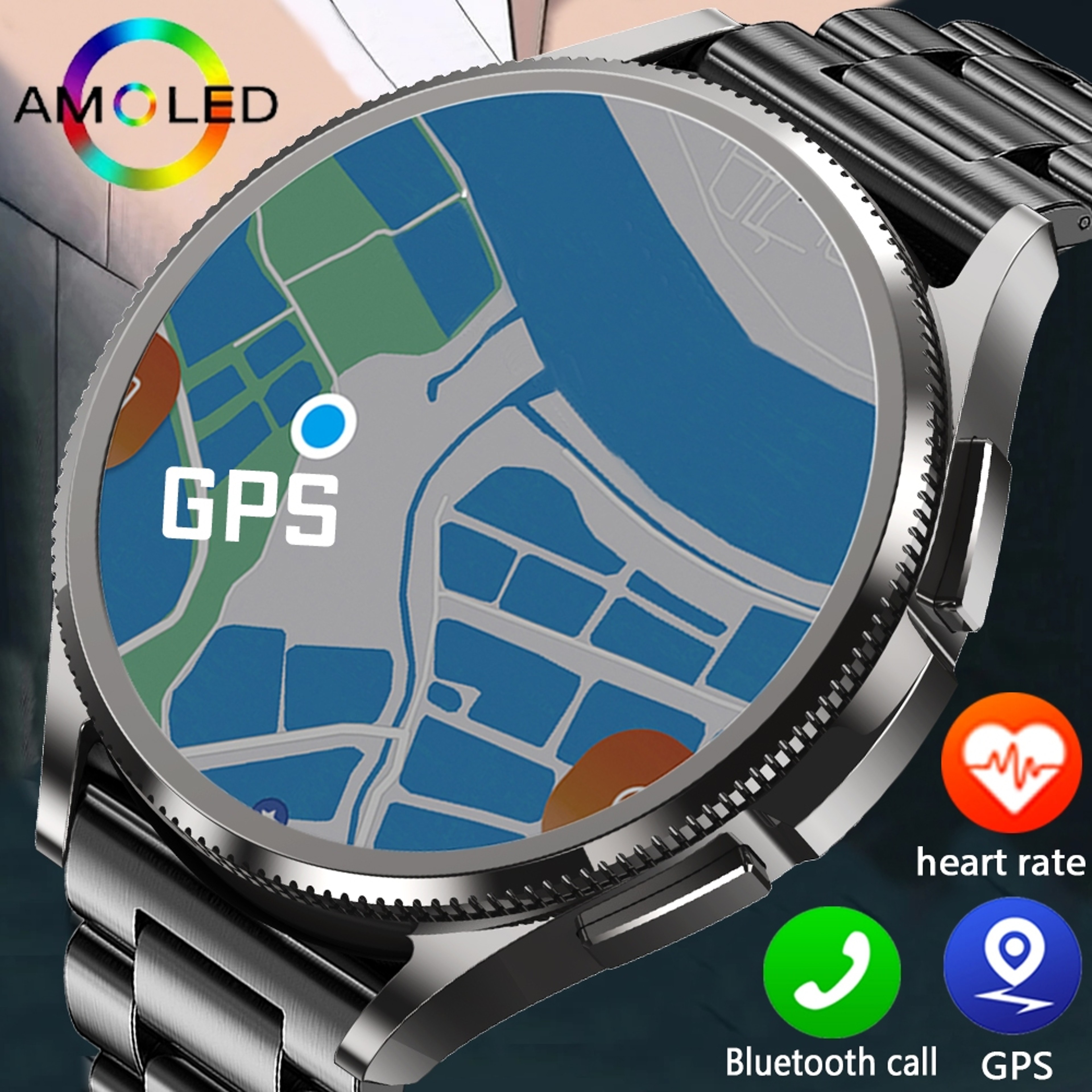 Galaxy Watch 6 Fitness Smartwatch For Men With GPS AMOLED Screen And 100 Modes 1