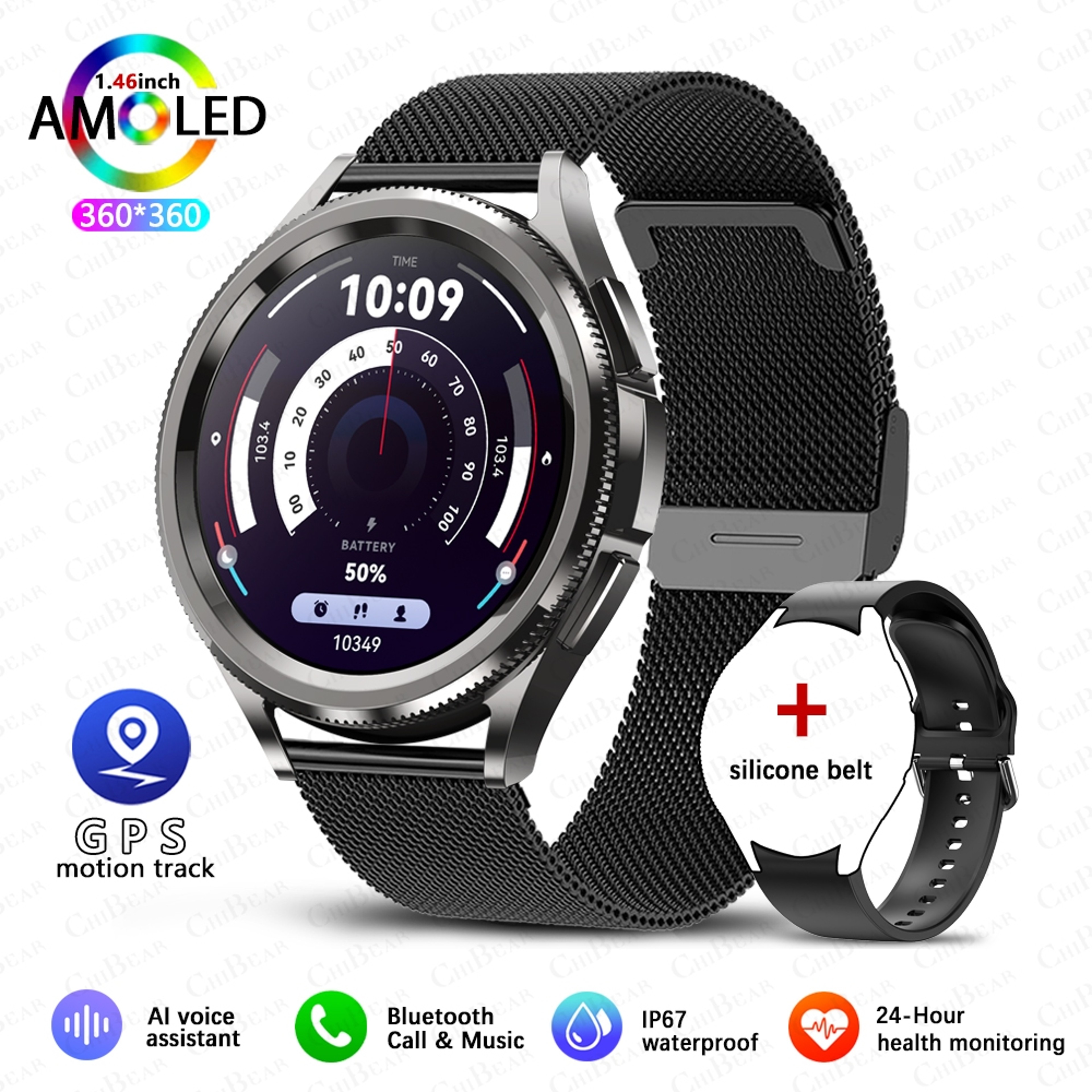 Galaxy Watch 6 Fitness Smartwatch For Men With GPS AMOLED Screen And 100 Modes 11