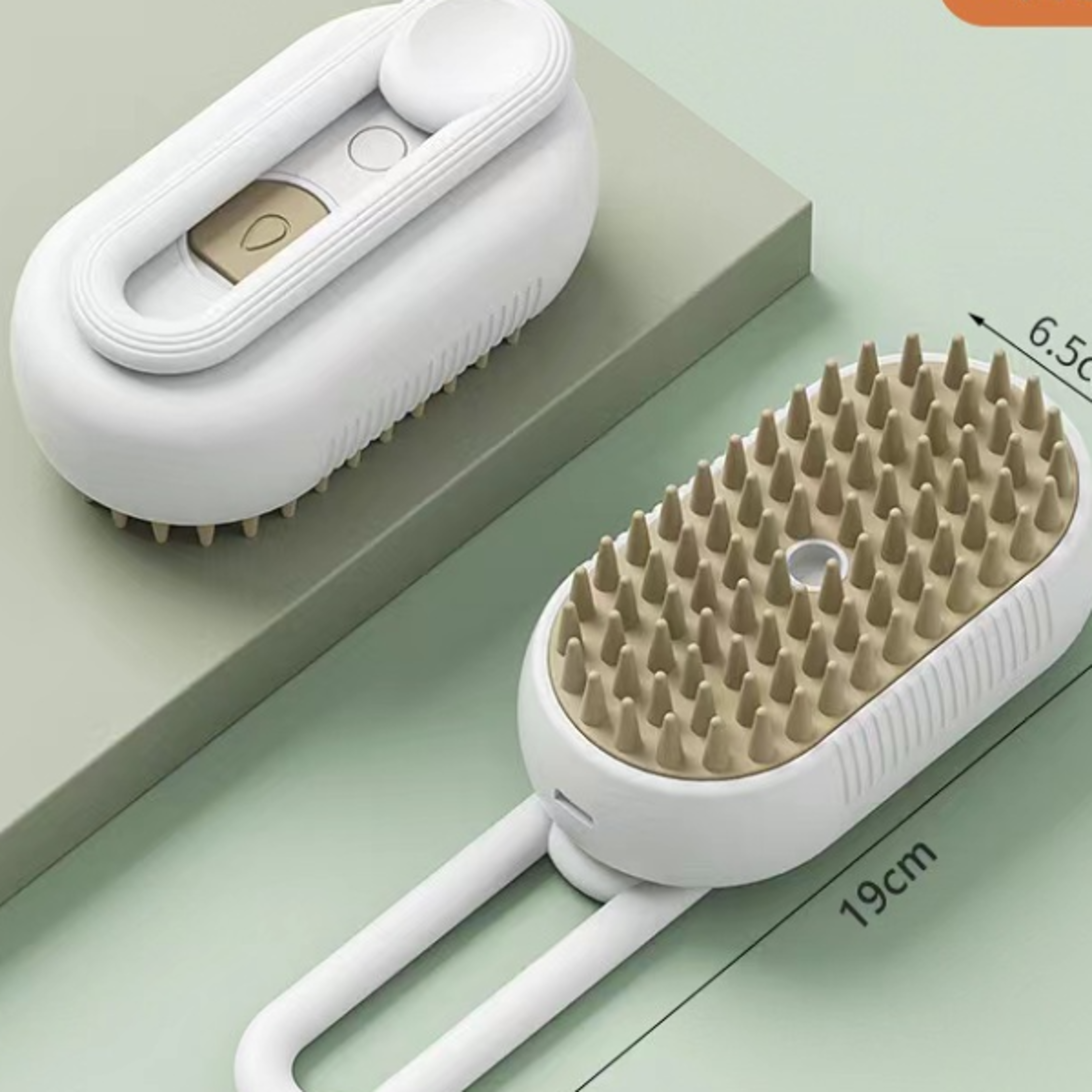 3 in 1 Electric Steam Brush for Cat Dog Pet Grooming Massage Comb Steamy Sprayer for Shedding and