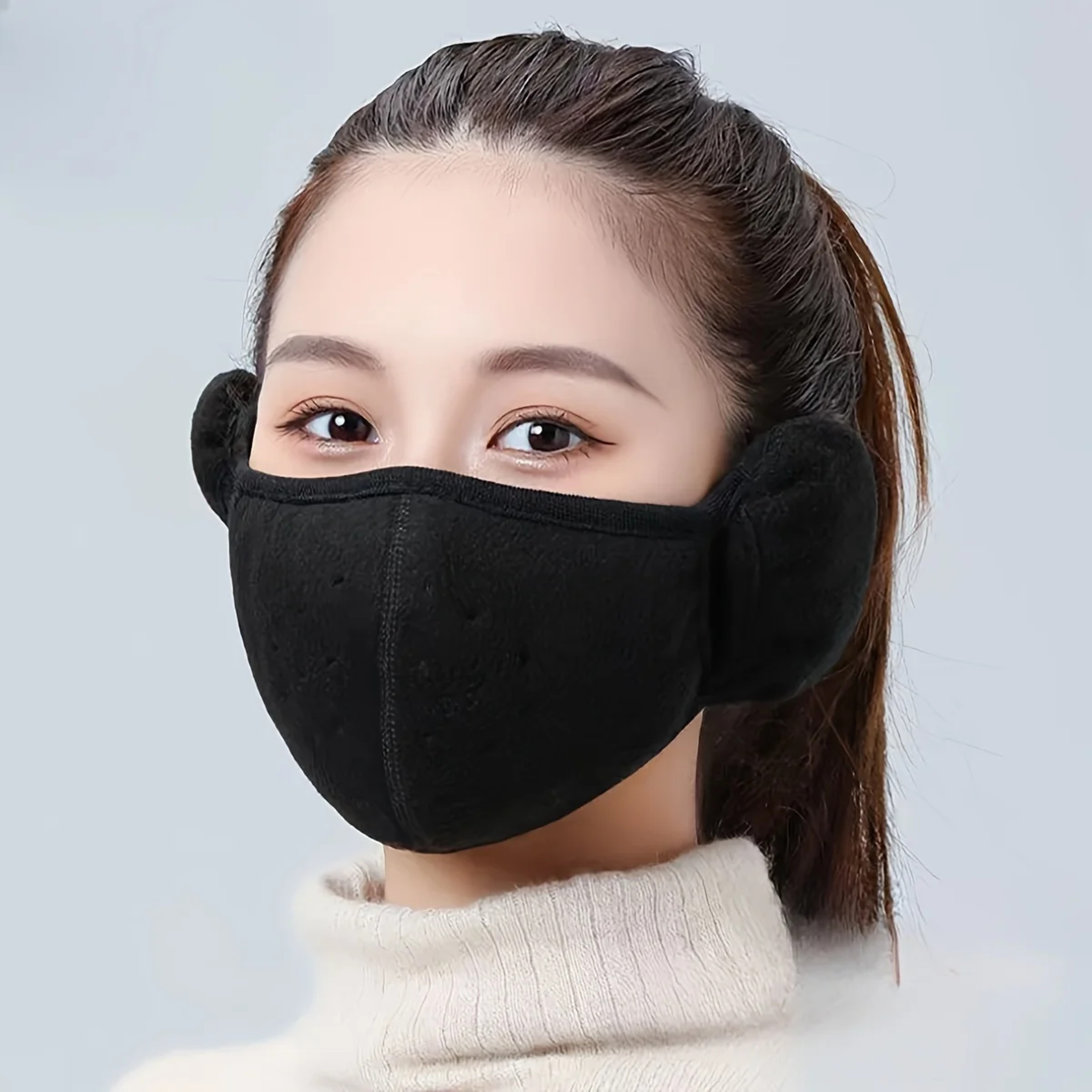 Full Cover Face Mask Outdoor Windproof Mask, Winter Mask Warm Mask, Breathable Thickened Dustproof Reusable Mask – view 4