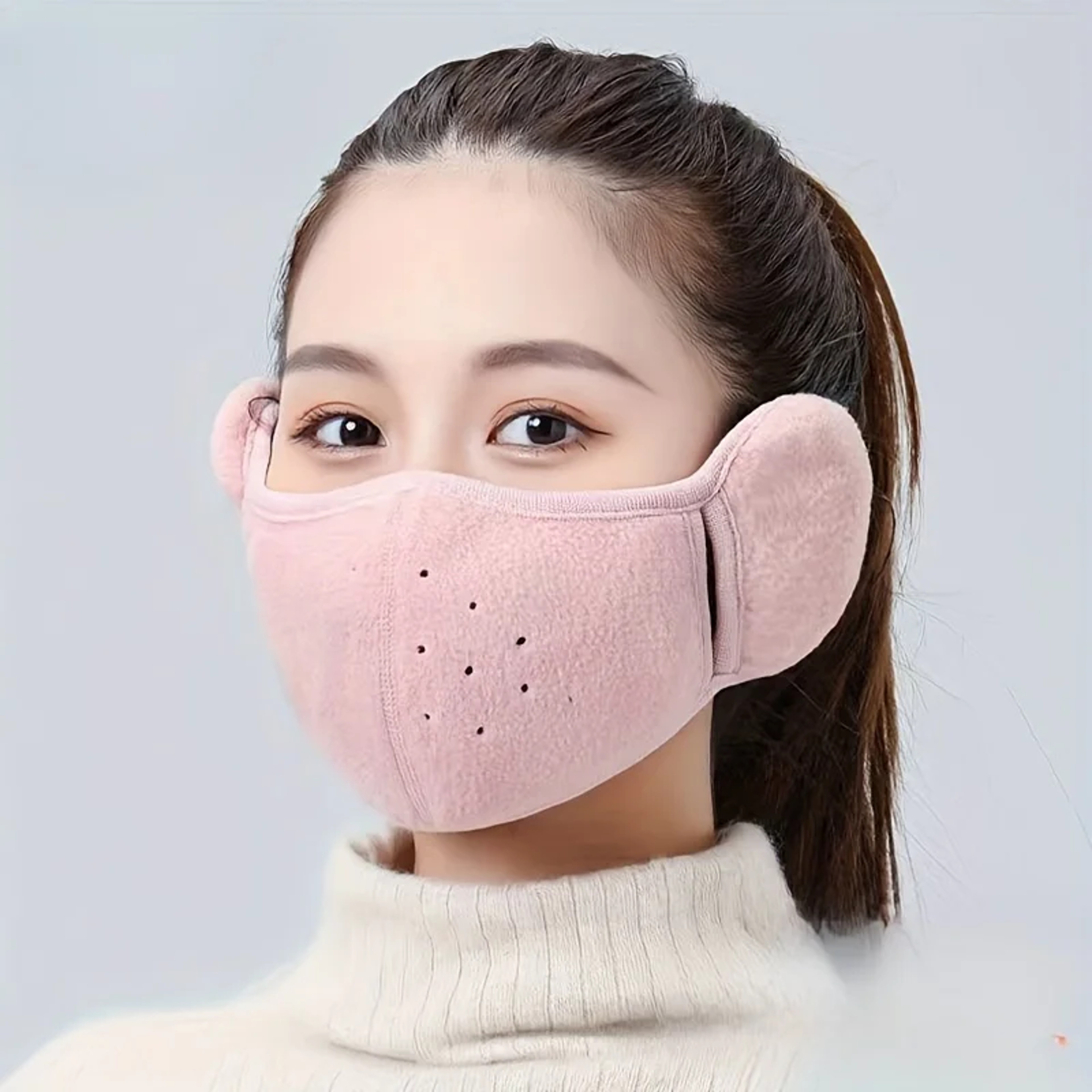 Full Cover Face Mask Outdoor Windproof Mask, Winter Mask Warm Mask, Breathable Thickened Dustproof Reusable Mask – view 6