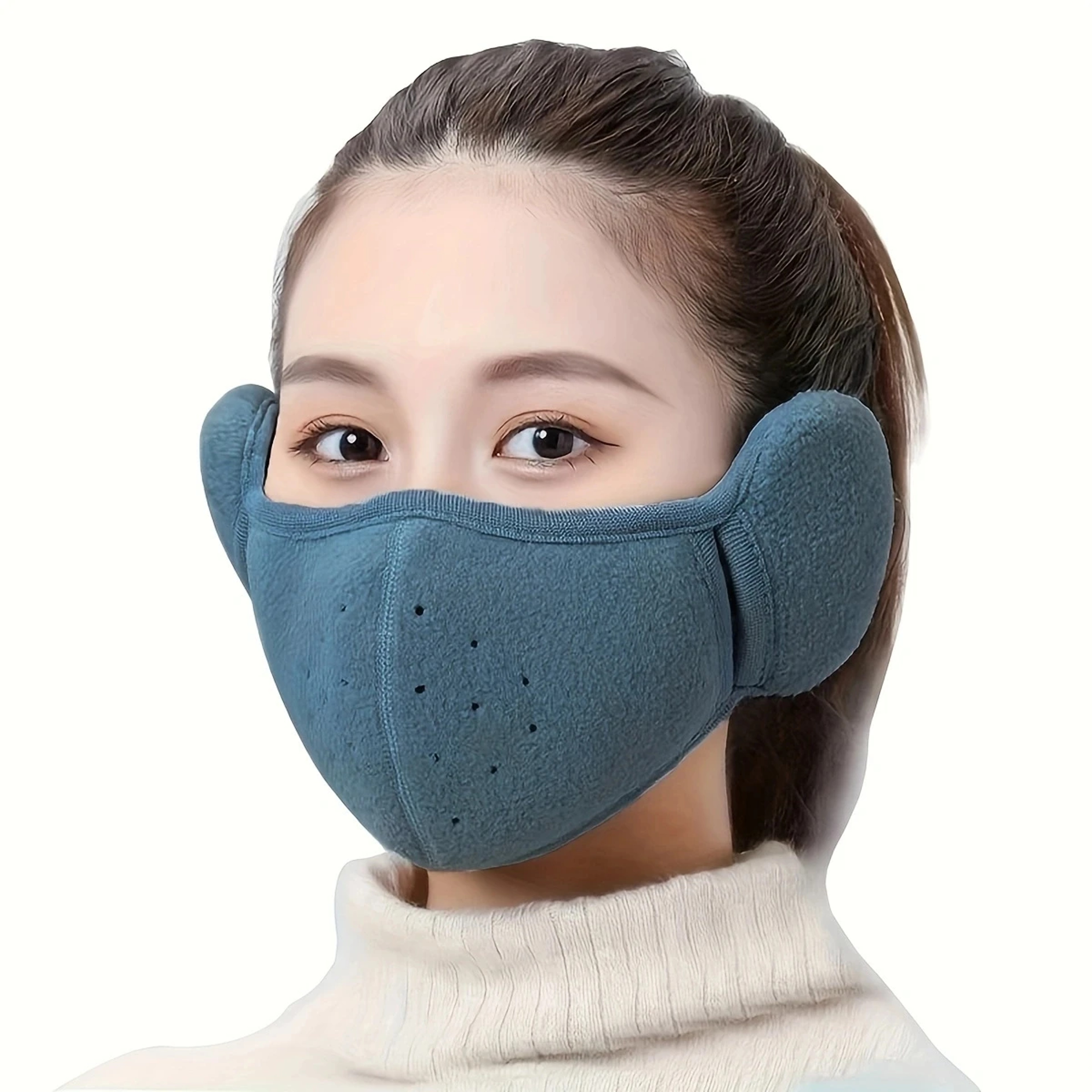 Full Cover Face Mask Outdoor Windproof Mask, Winter Mask Warm Mask, Breathable Thickened Dustproof Reusable Mask – view 10