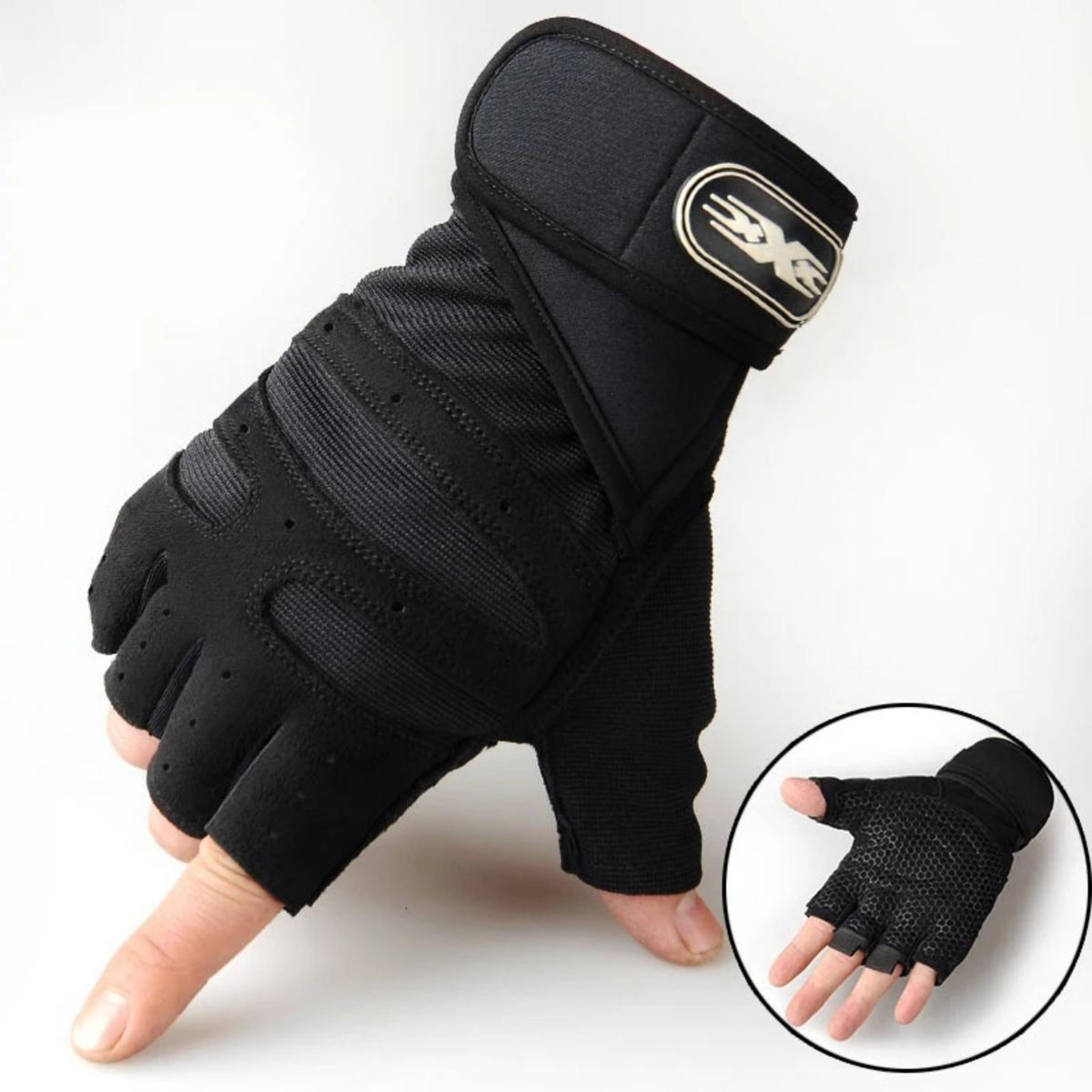 Dominate Your Workout, Building Training Sports Exercise Cycling Glove Shockproof, Premium Gym Gloves for Men Women – view 7
