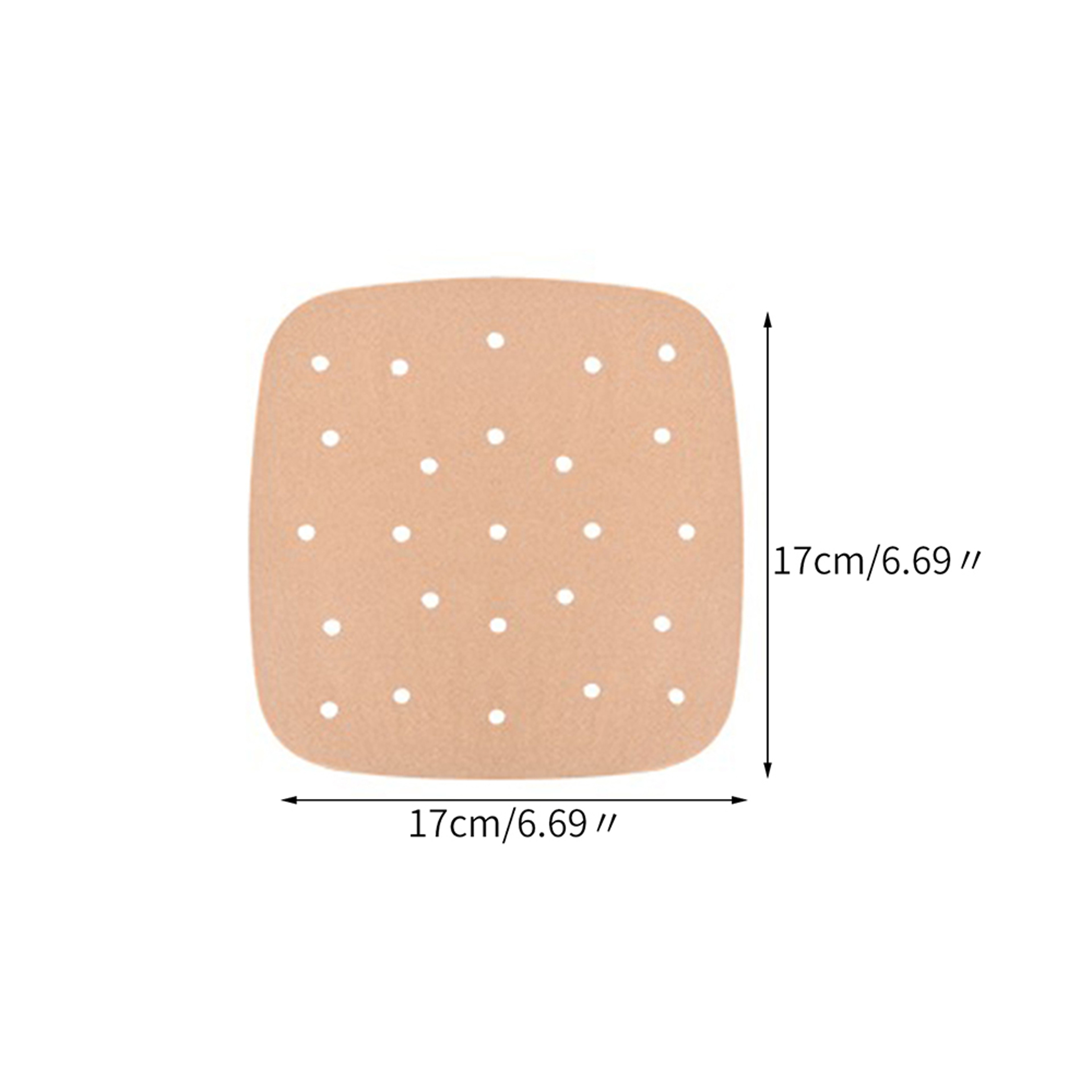 Non-Stick Air Fryer Parchment Paper Liners, Square Disposable Baking Paper Accessories – view 8