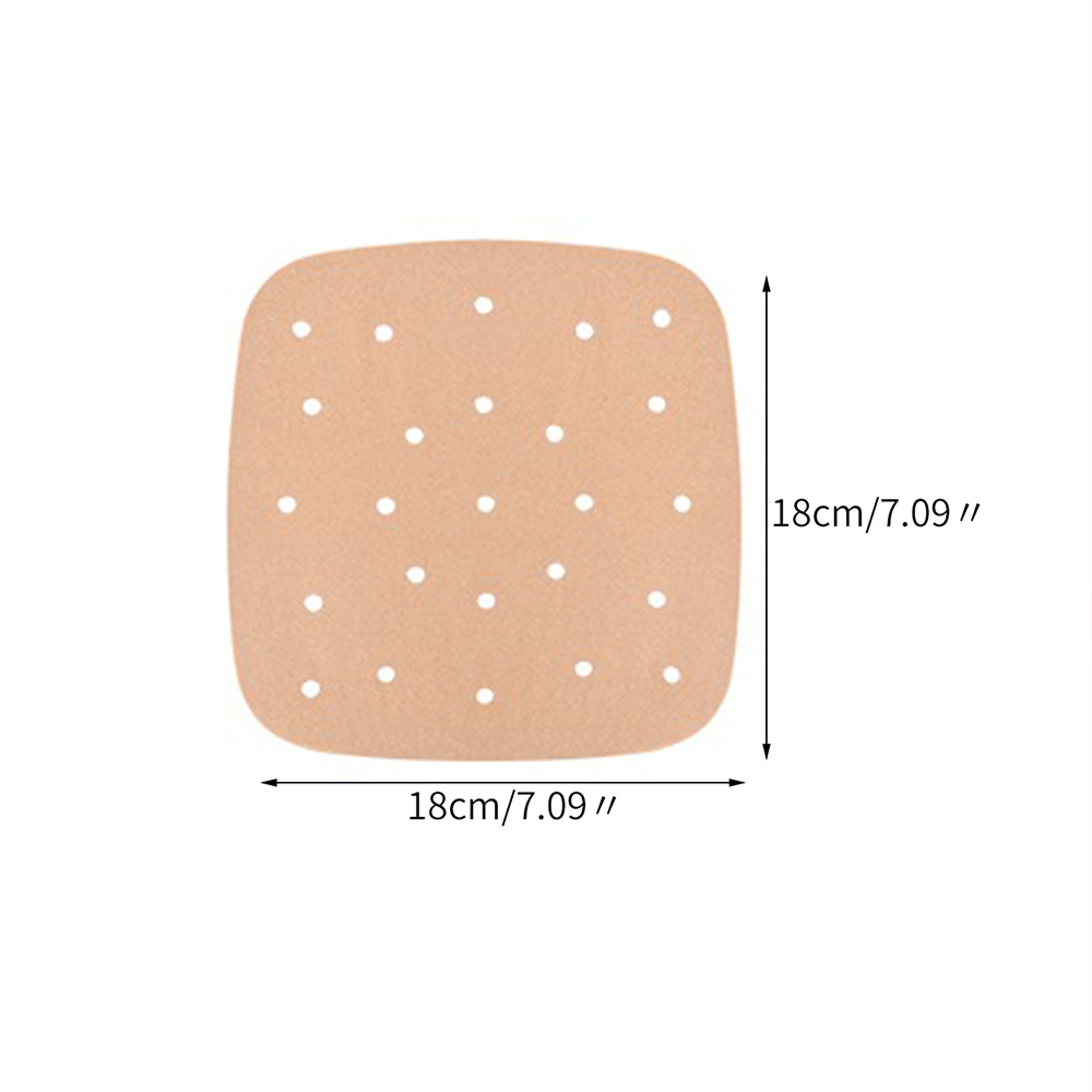 Non-Stick Air Fryer Parchment Paper Liners, Square Disposable Baking Paper Accessories – view 9
