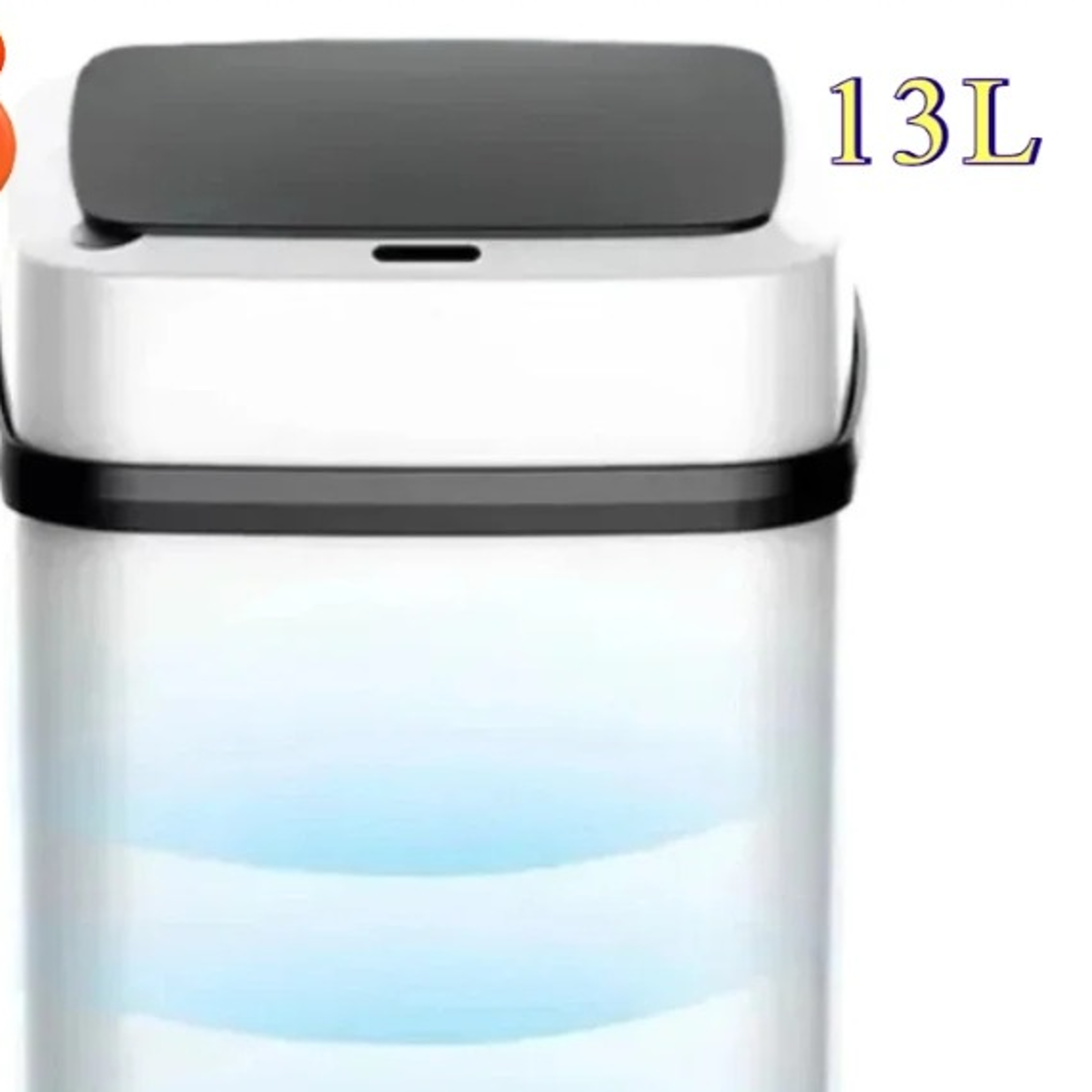 New Convenient Smart Sensing Trash Can Kitchen Trash Can 13L Bathroom Sensing Trash Can Toilet Sm