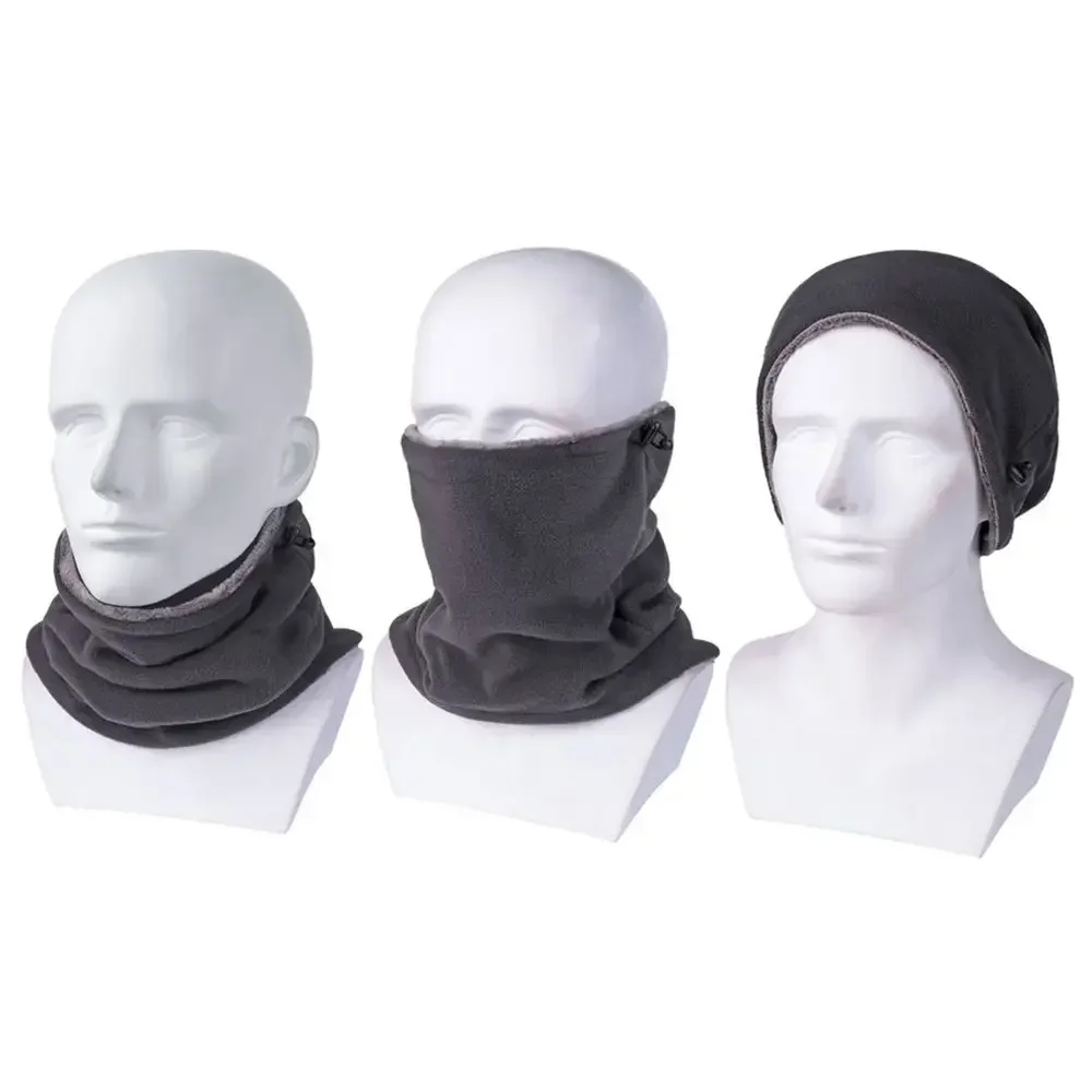 Fleece Neck Warmer for Men Women, Windproof Winter Motorcycle Mask, Outdoor Balaclava Face Mask for Hiking and Cycling – view 2