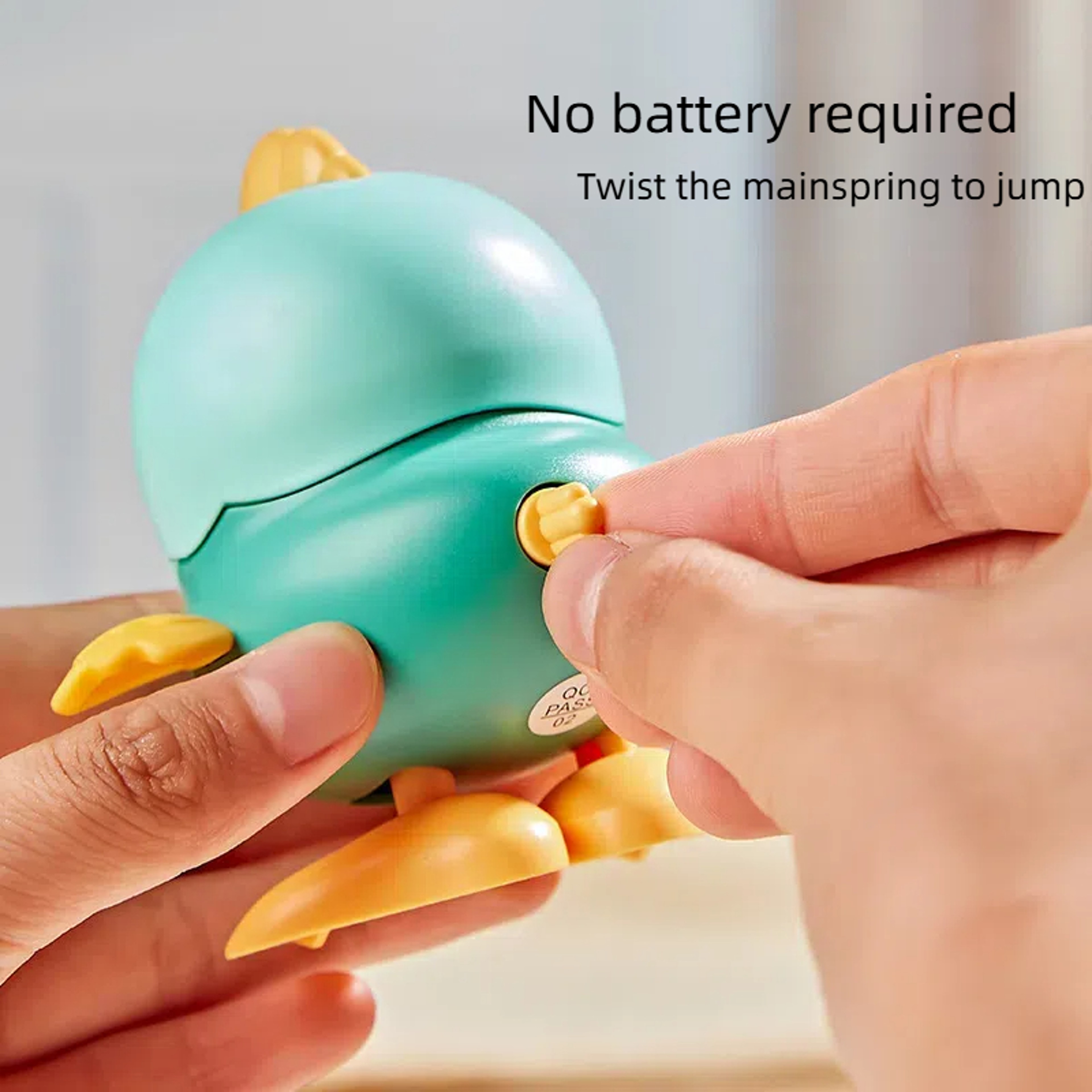 Cute Walking Animal, Clockwork Toy Chick on Chain for Fun Play – view 3