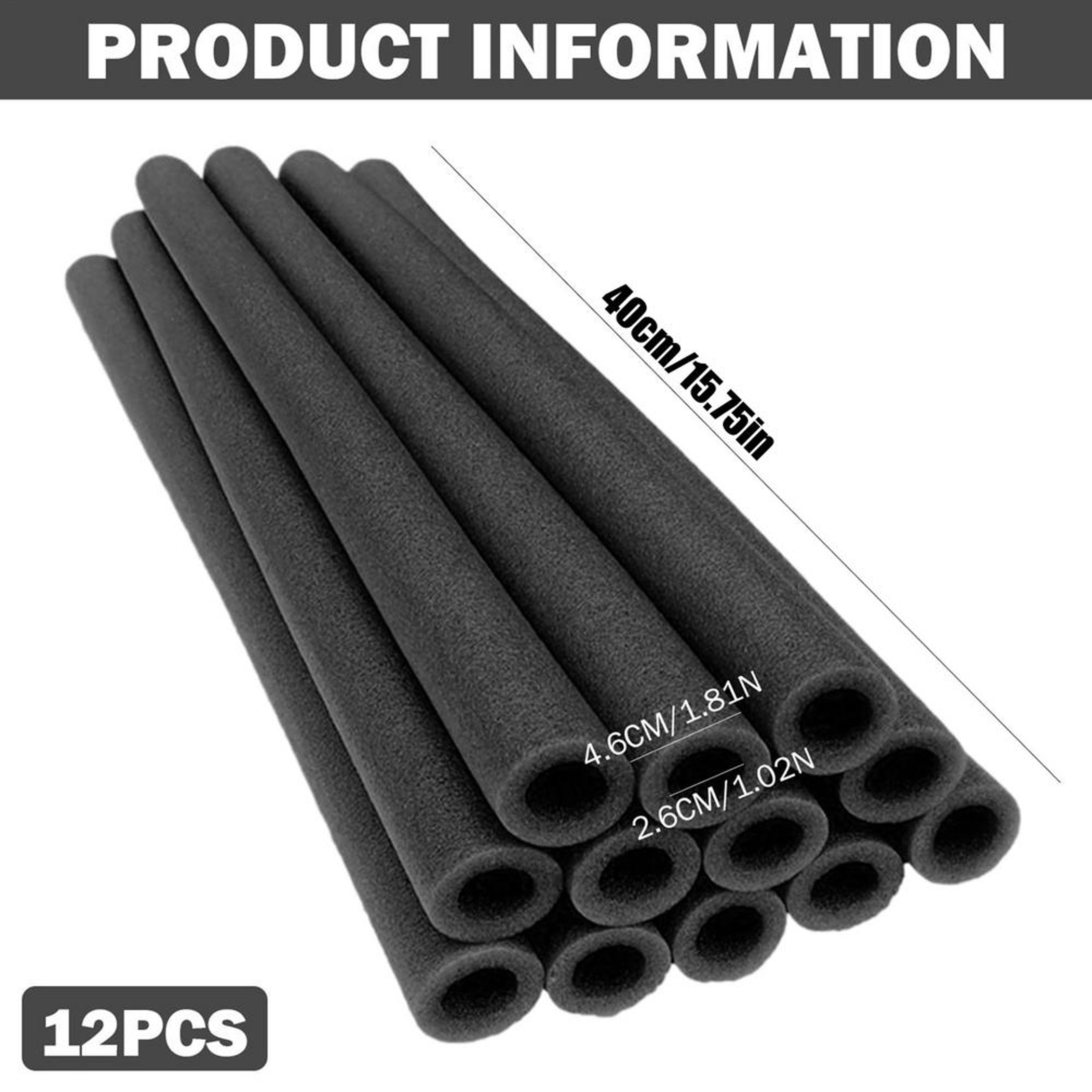 Secure Fit Trampoline Enclosure Protection Pole Cover Tubes Padding For Indoor Outdoor Use 5