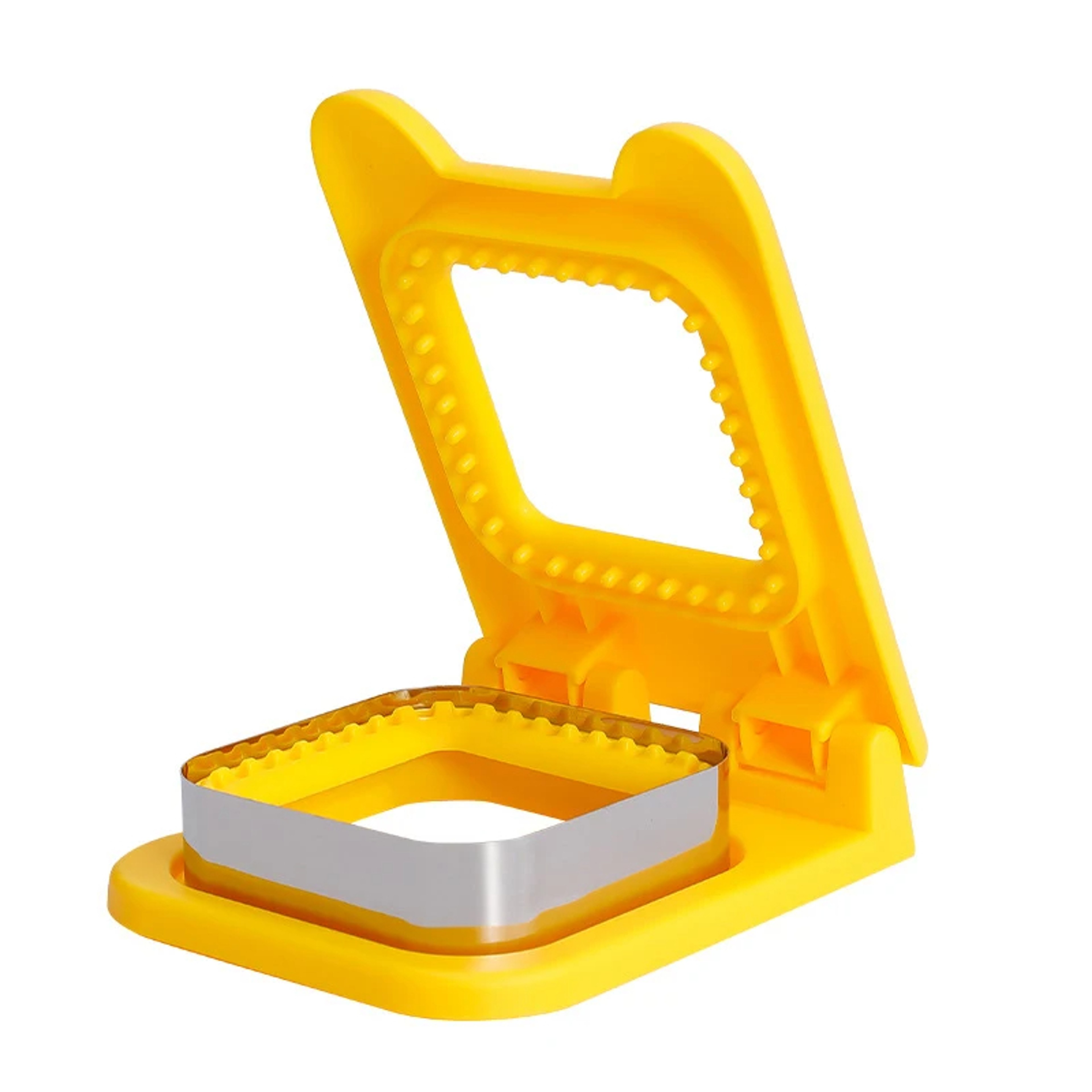Flip Sandwich Cutter and Sealer, Circular Stainless Steel Lunch Mold for Kids, Bread Toast Cutting Tool – view 7