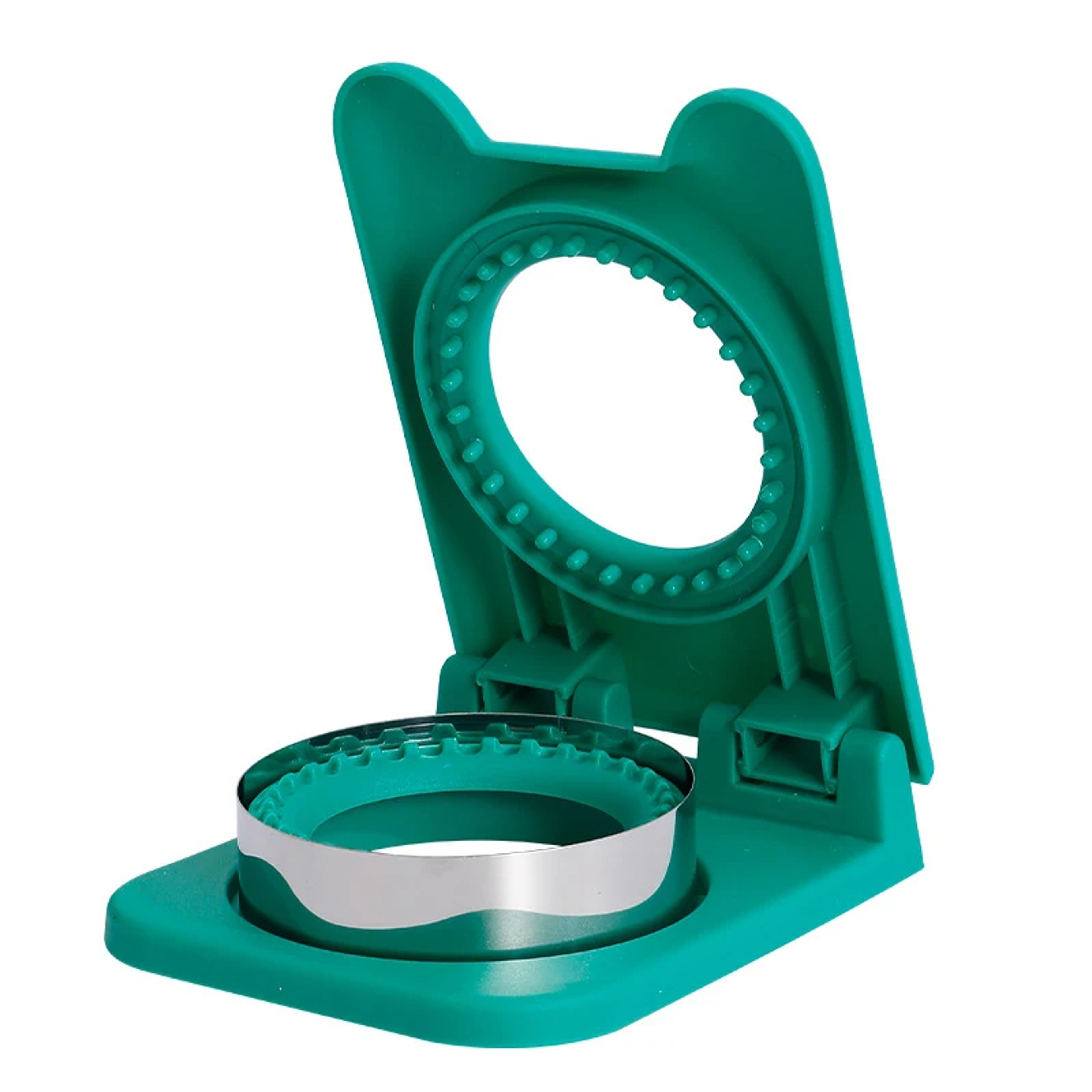 Flip Sandwich Cutter and Sealer, Circular Stainless Steel Lunch Mold for Kids, Bread Toast Cutting Tool – view 8