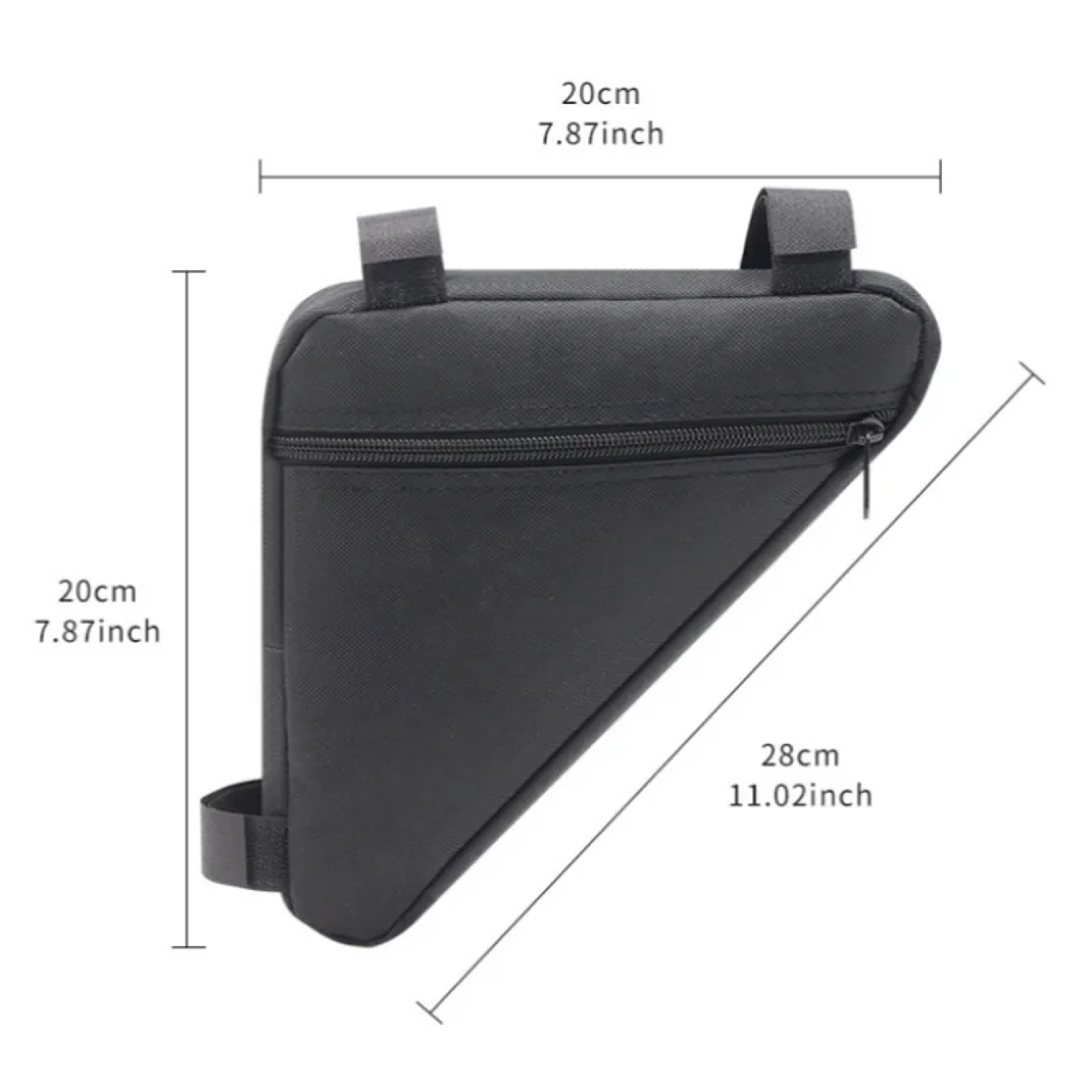Bicycle Triangle Bag, Waterproof Bike Parts Front Frame Handlebar – view 2