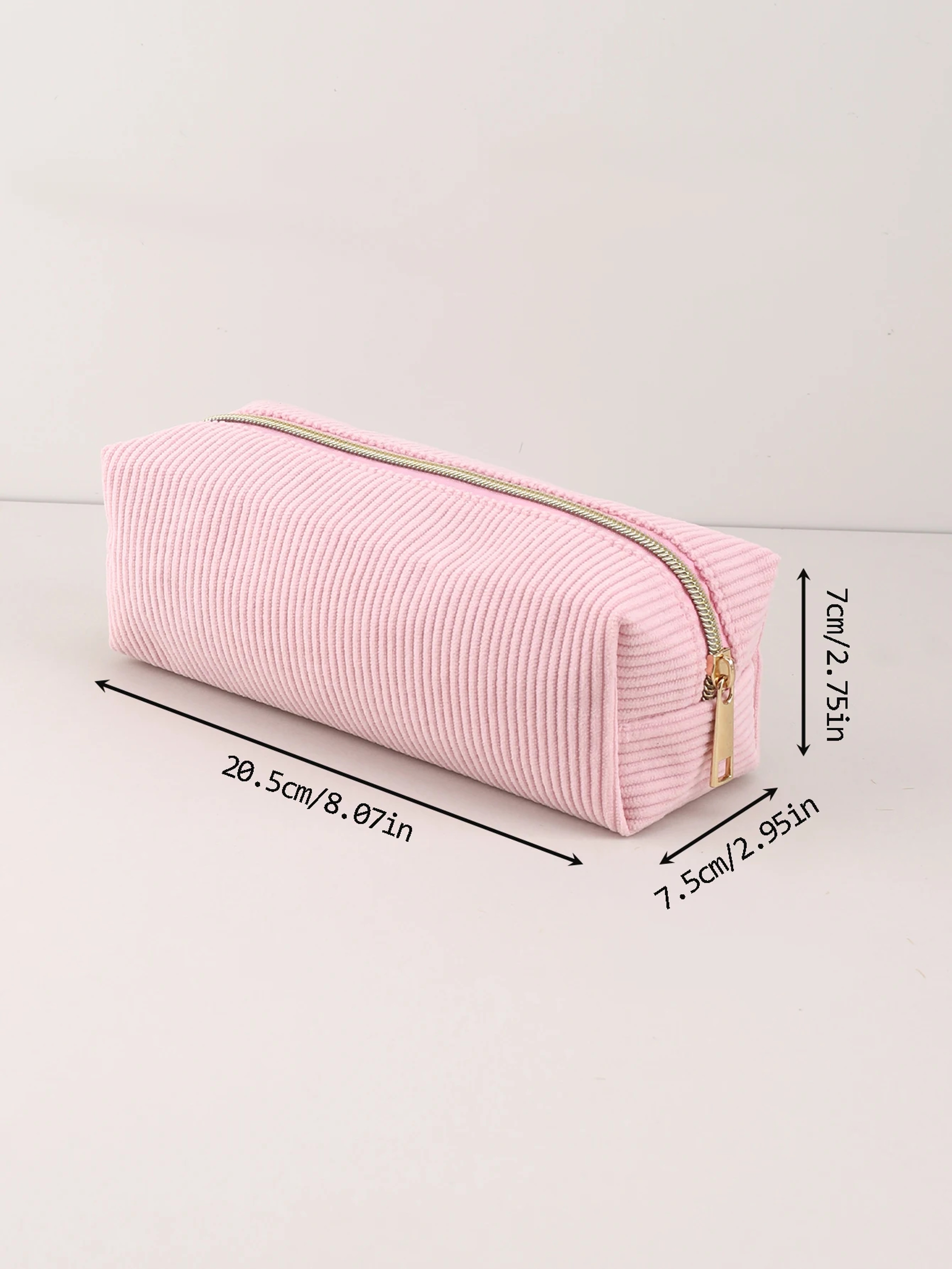 Large Capacity Pencil Case Solid Color Stationery Bag for School and Office – view 5