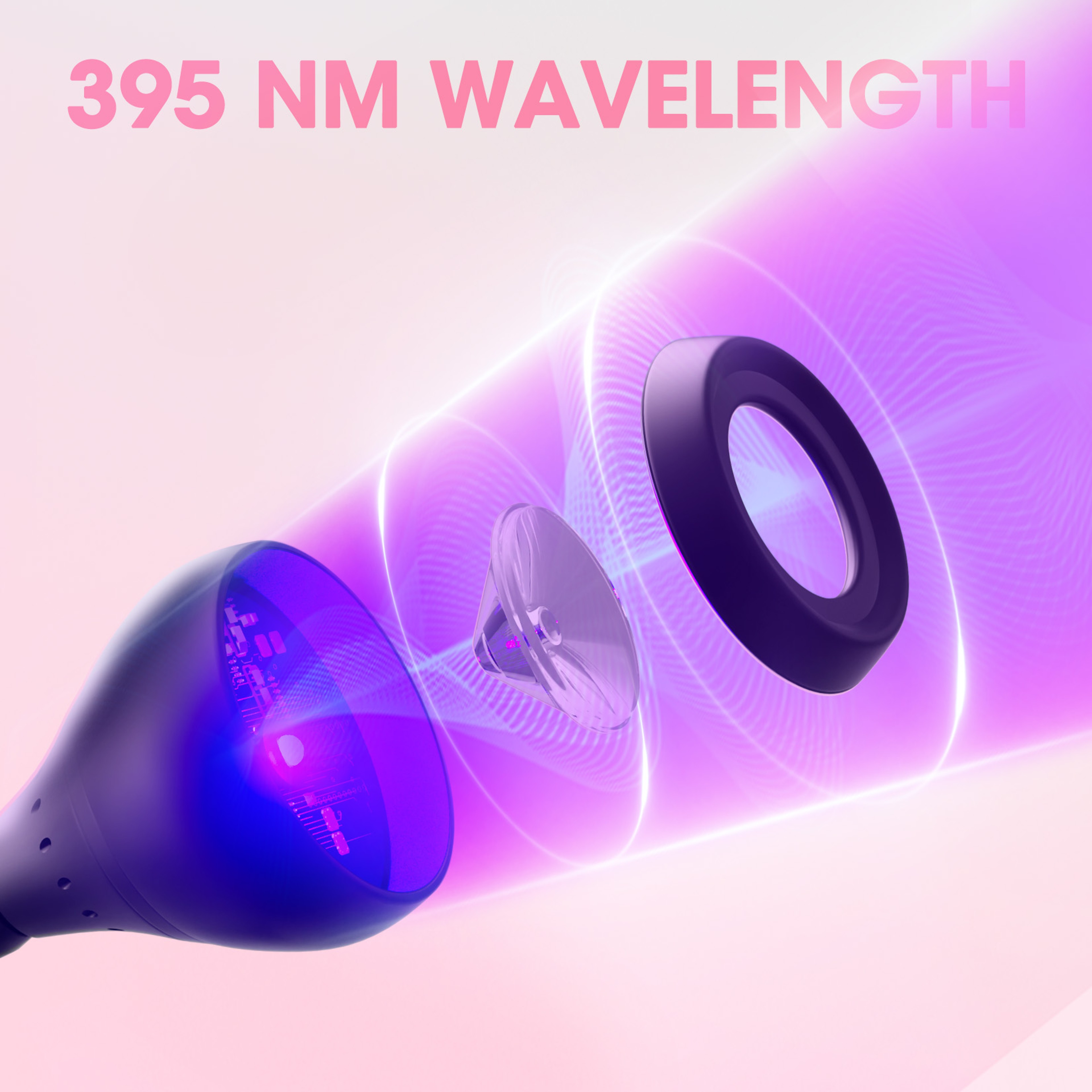 USB Nail Dryer Light, Mini Clip-On UV Lamp for Manicure Gel Nails, Salon Tools – view 3