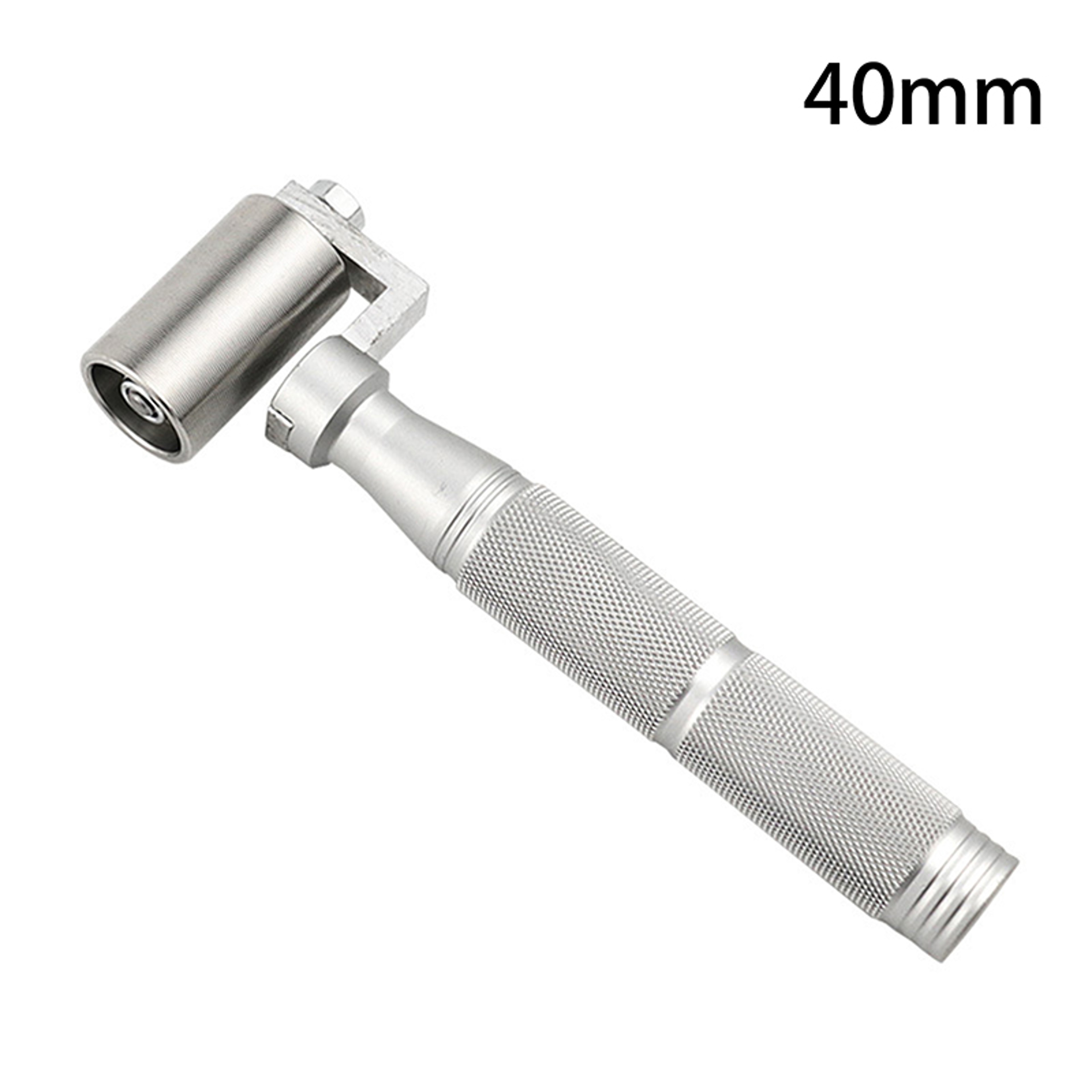 DIY Wallpaper Seam Rolling Tool, Stainless Steel Flat Pressure Roller, Hand Wheel Paint Plate for Wallpaper Gaps – view 7