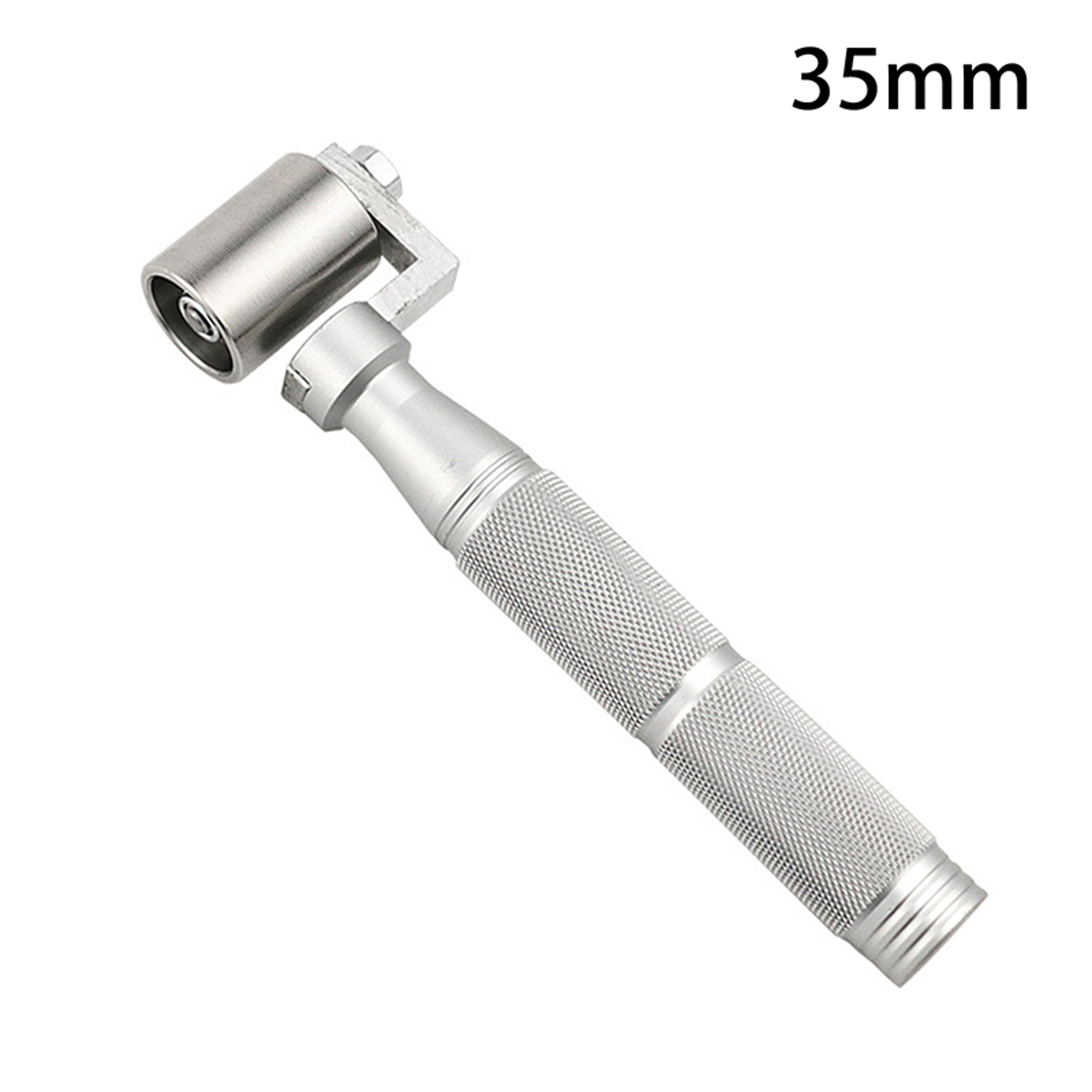 DIY Wallpaper Seam Rolling Tool, Stainless Steel Flat Pressure Roller, Hand Wheel Paint Plate for Wallpaper Gaps – view 8