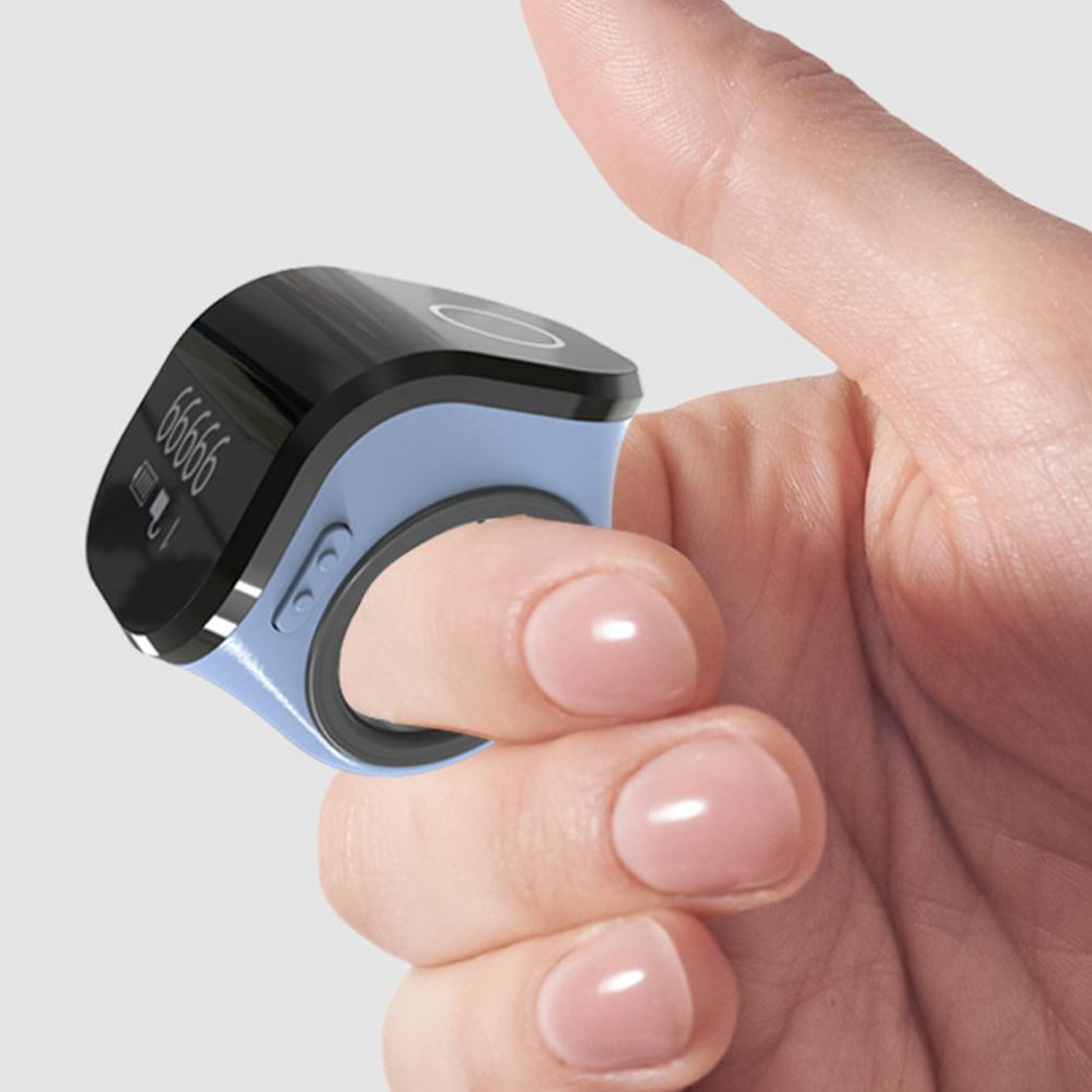 Hand Tally Counter with LCD Display, Mini Stitch Marker Row Counter – view 6