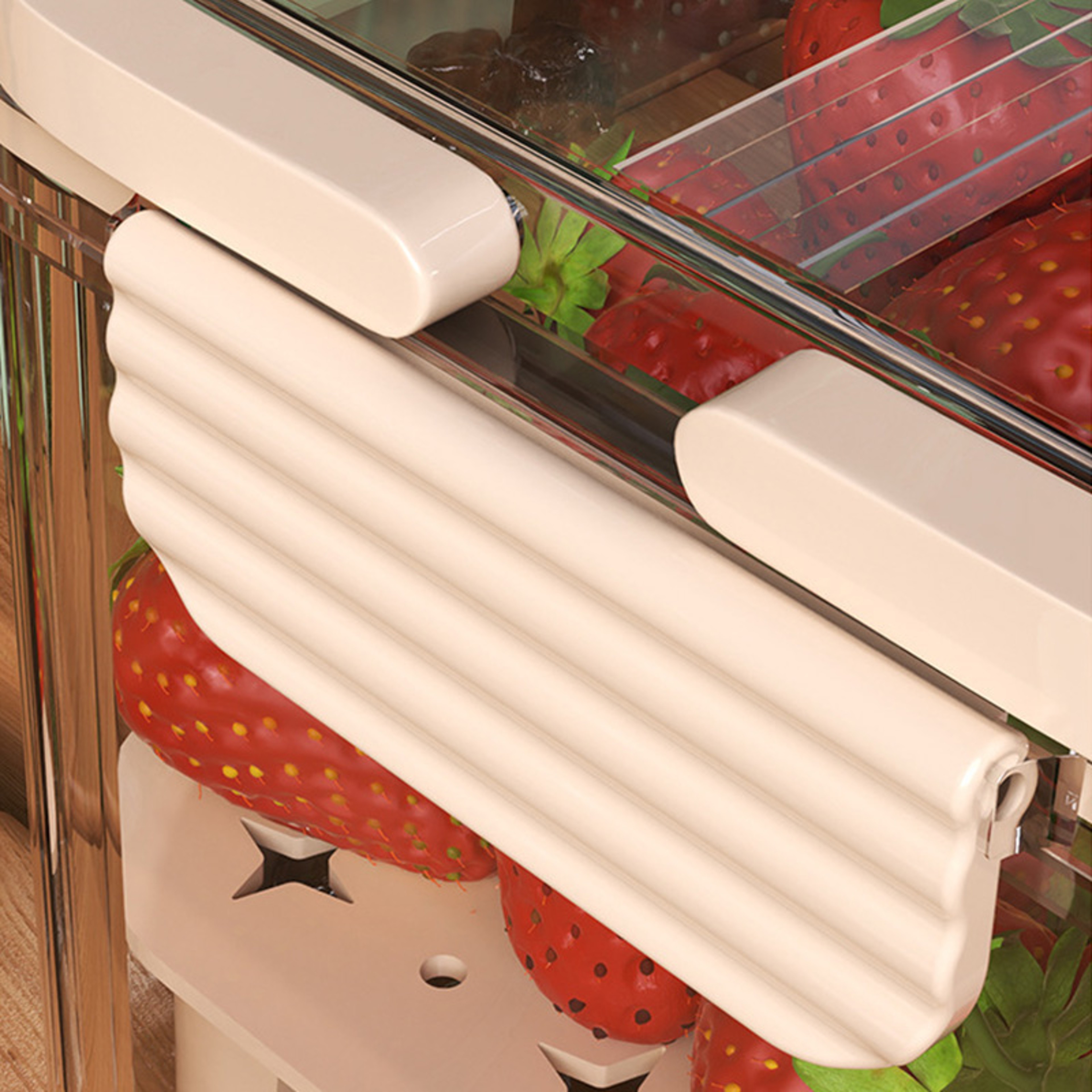 Sealed Storage Box For Fruit Portable Handheld Food Preservation Box Kitchen Organizer For Picnic C 4