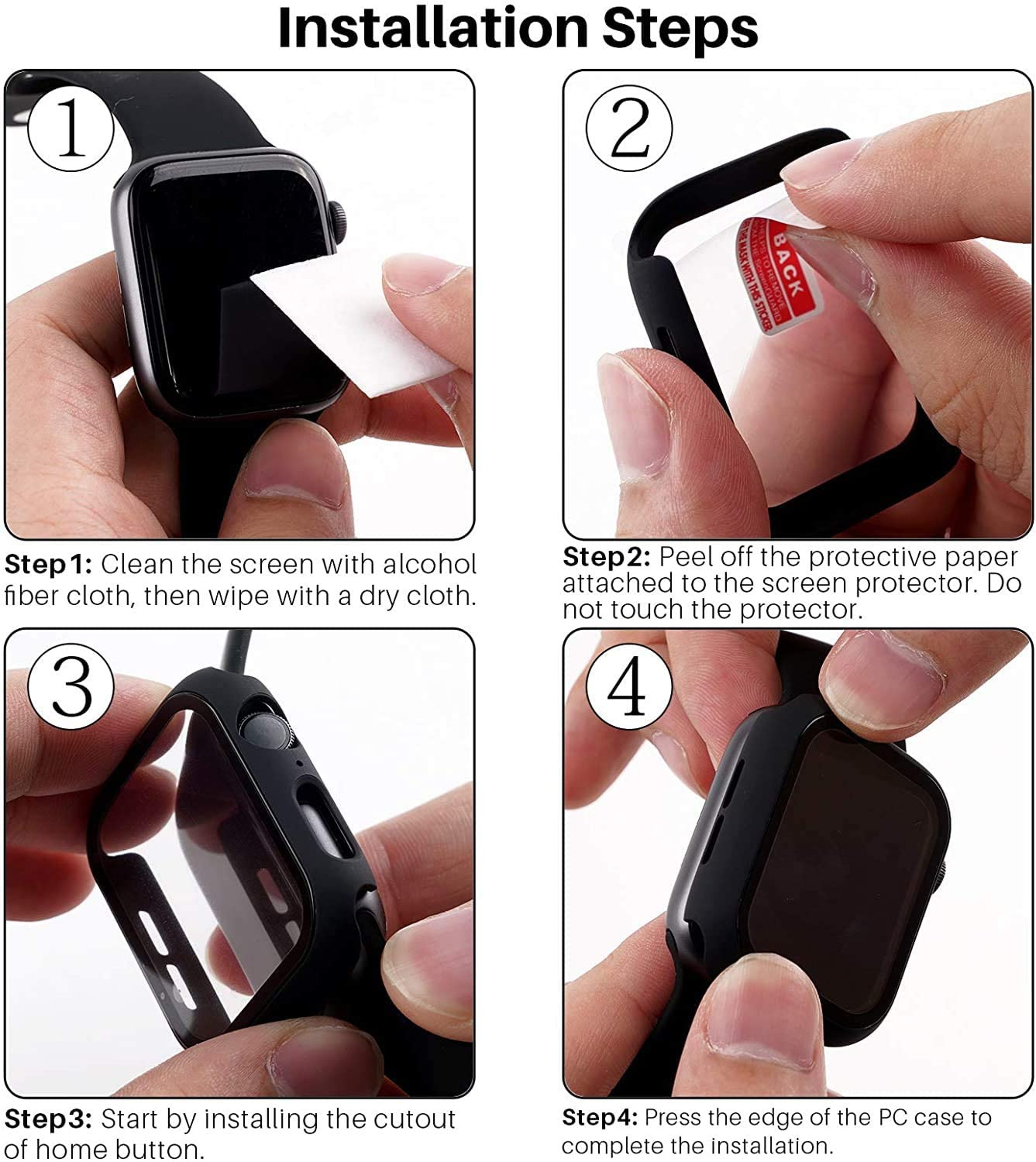 IWatch Accessory Apple Watch Case Screen Protector For Apple Watch Series 5