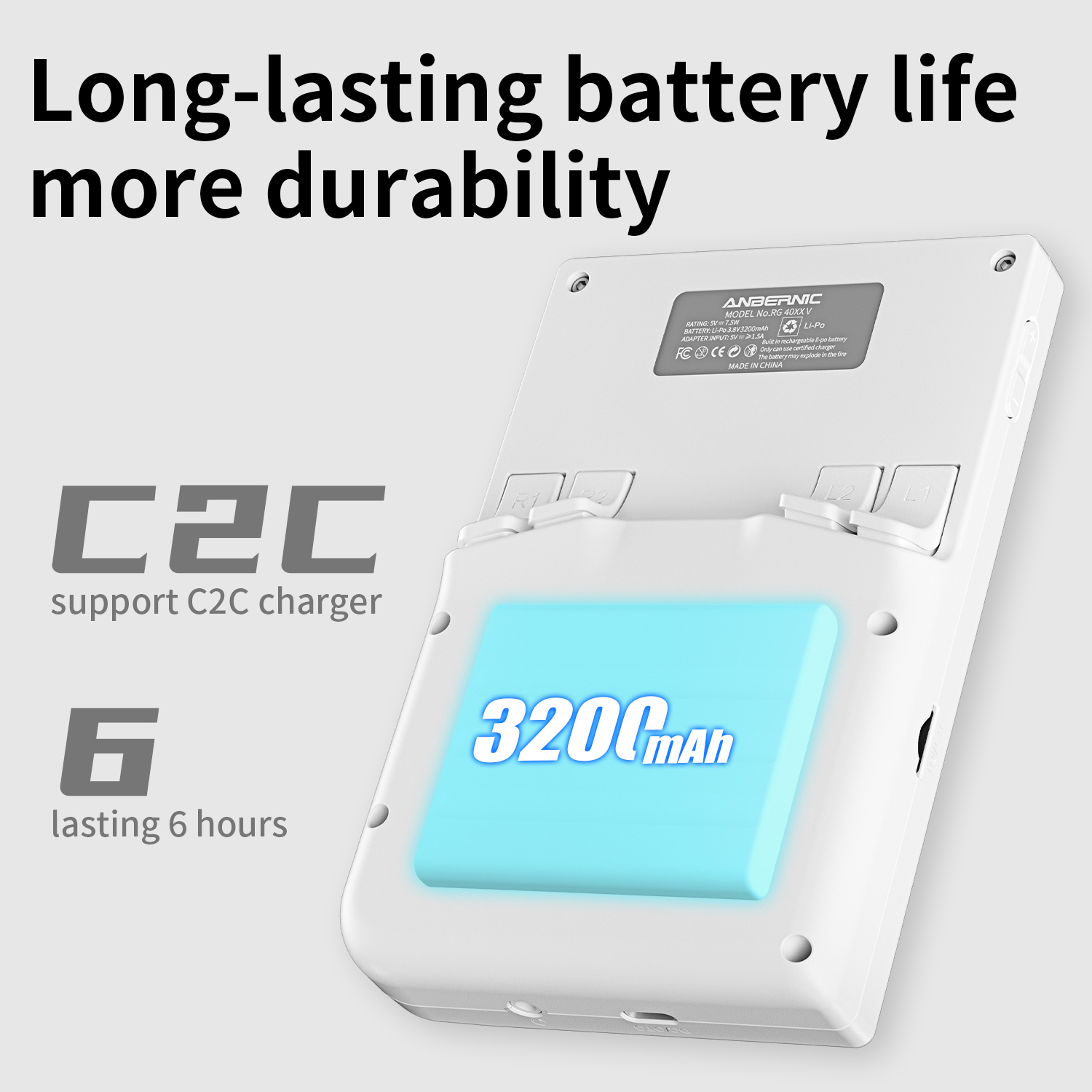 Handheld Game Console With Linux OS IPS Screen WiFi Bluetooth HD Support 4