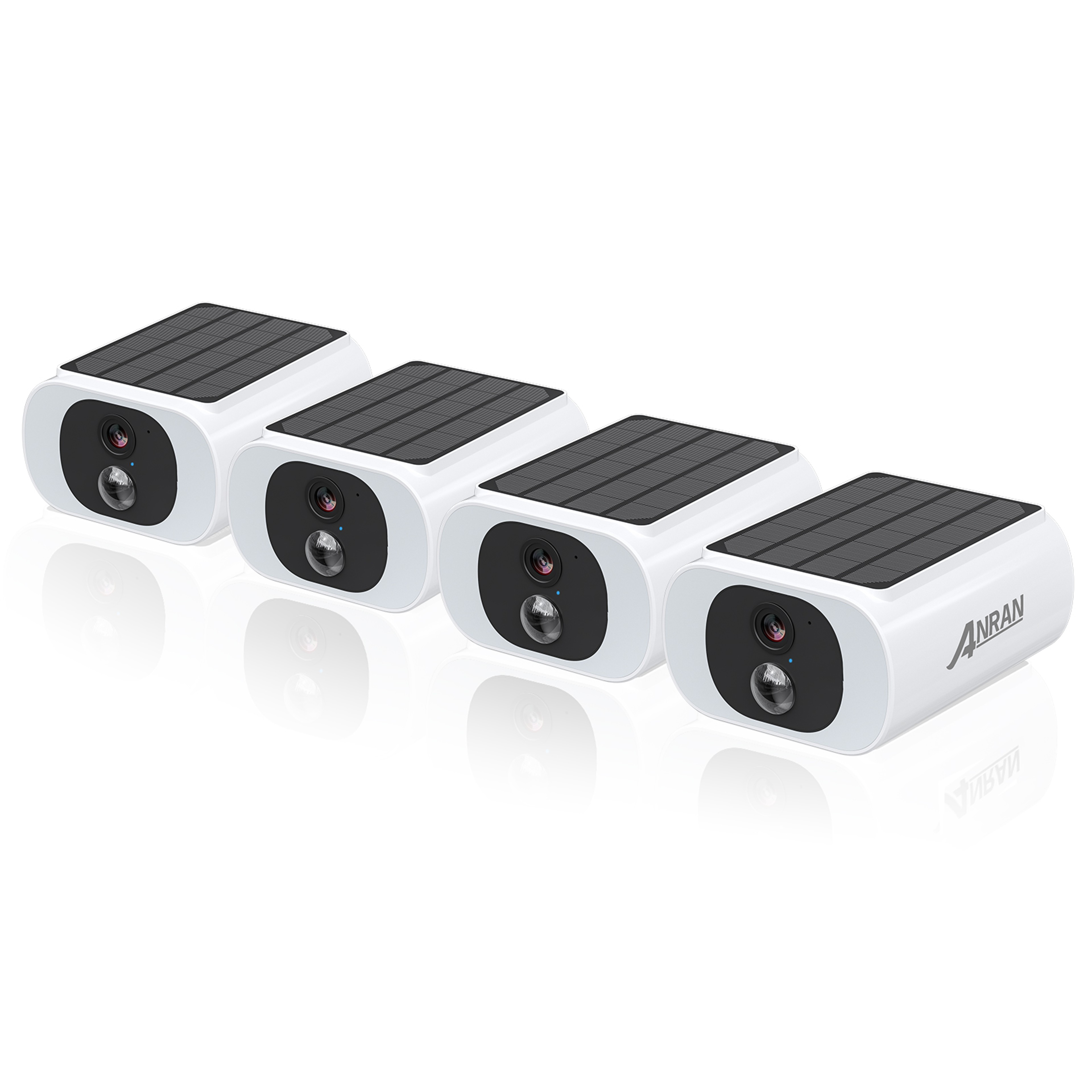 Solar Powered Outdoor WIFI Camera With Battery Floodlight And Color Night Vision 6