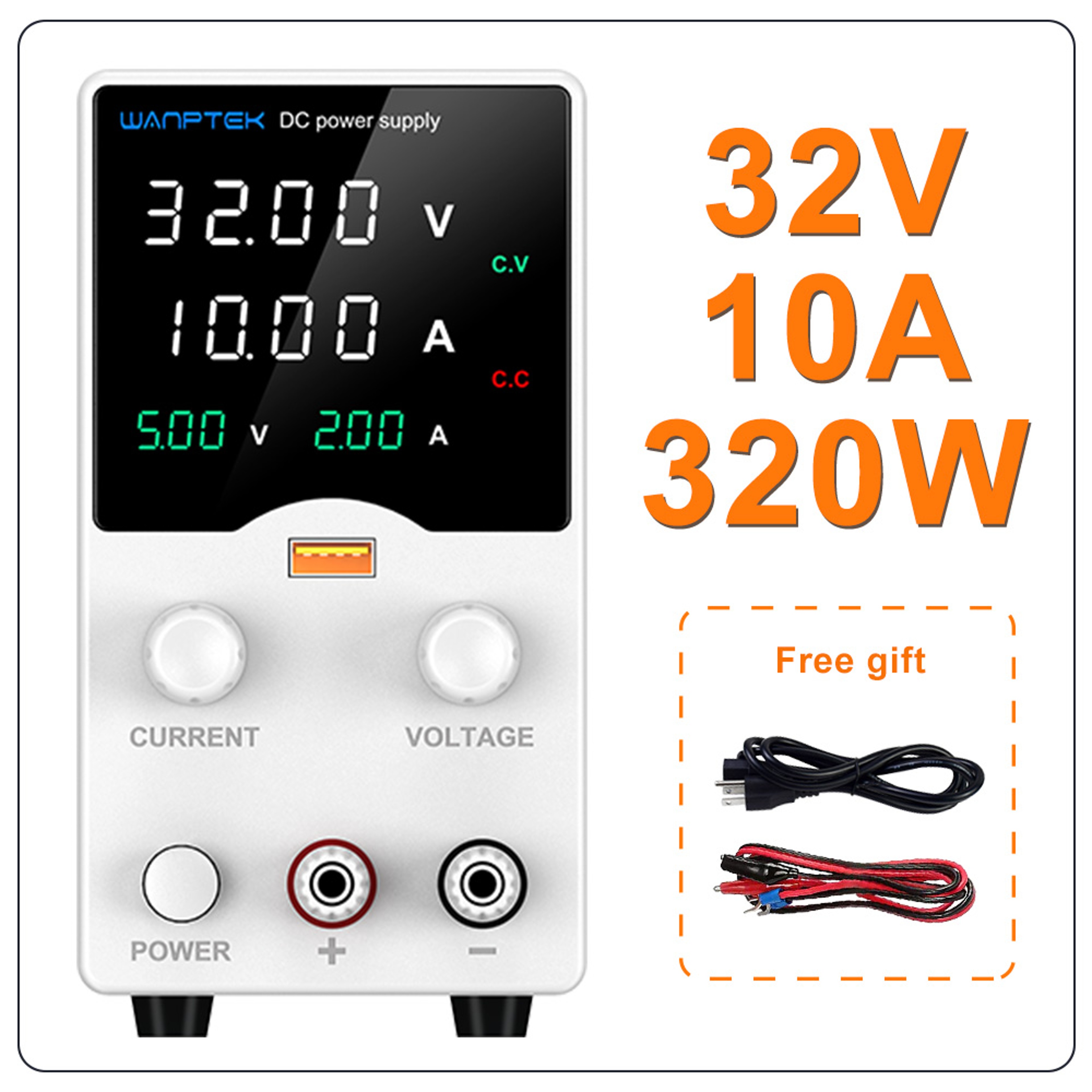 Dual Input Voltage Adjustable Regulator Preset Voltage Current For Accurate Power Regulation 7