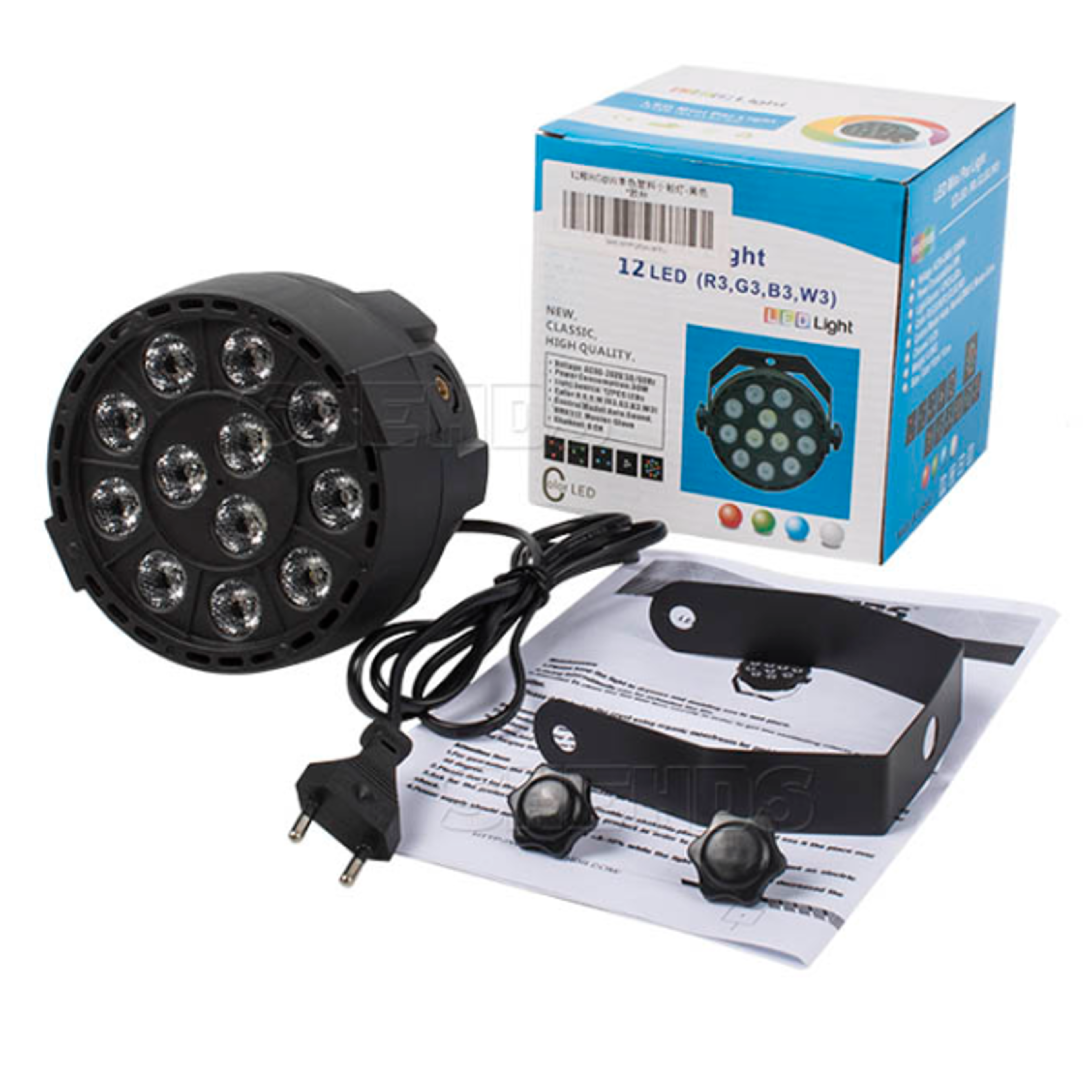 1PCS LED 7x18W 7x12W 54x3W 12x3W RGBWAUV Par Light with DMX512 6in1 Stage Light Wash Effect DJ Disc