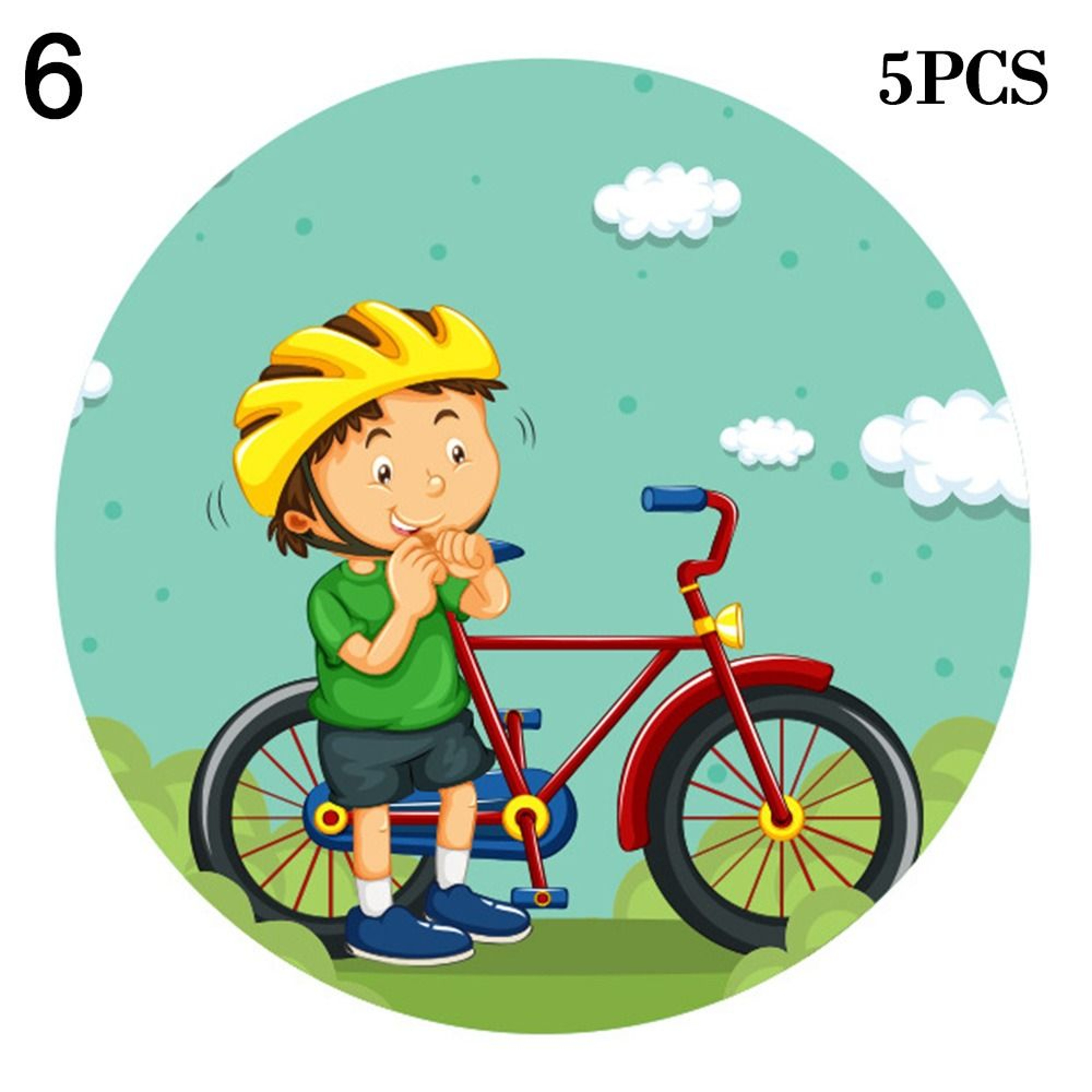 Scooter Front Basket With Sticker Bicycle Storage Bag Cycling Accessory For Kids 10