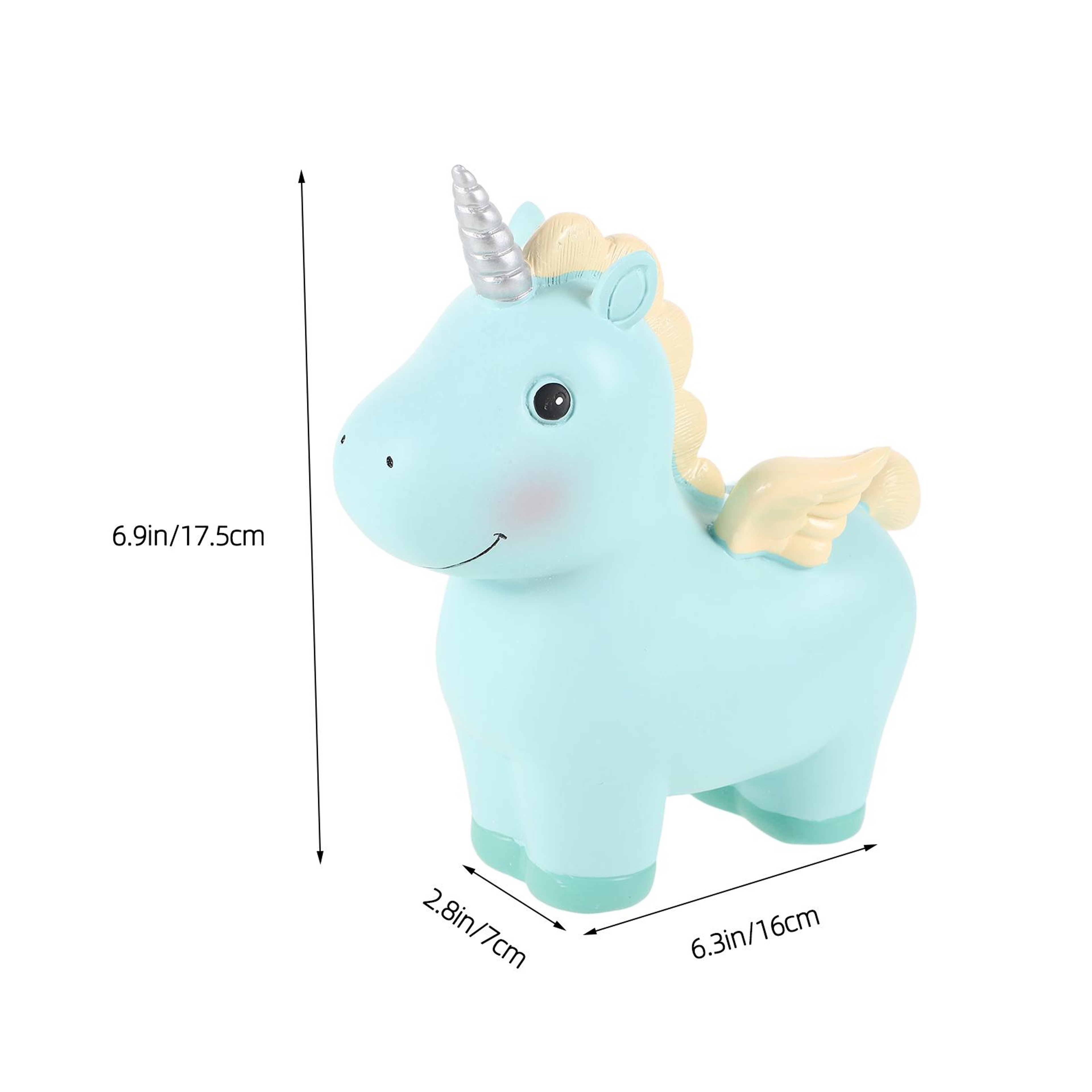 Saving Unicorn Piggy Bank for Girls Storage Bank Unicorn Small Size – view 7