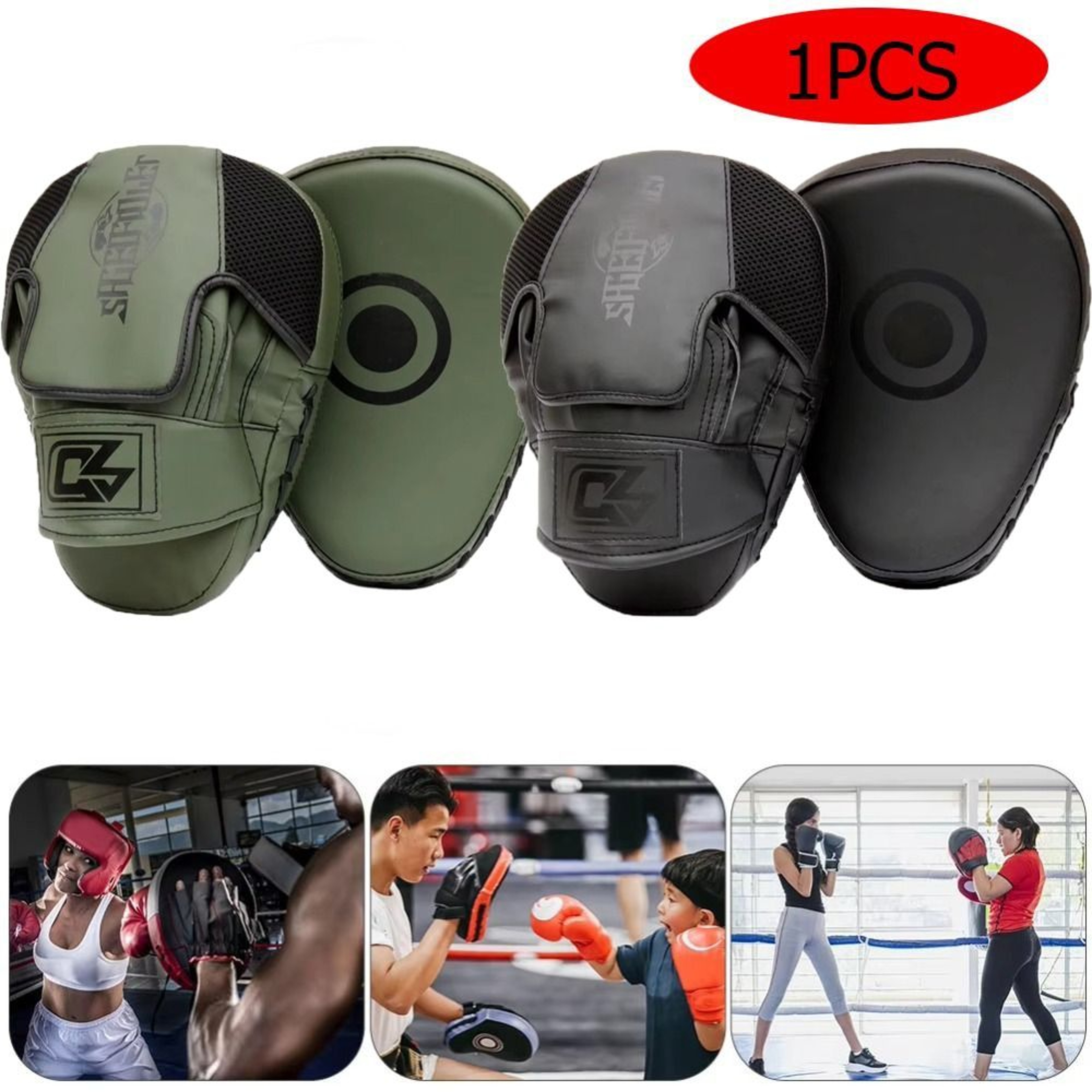 Shock Absorption Boxing Target Glove, Durable Hand Target Pad with Ergonomic Design – view 2