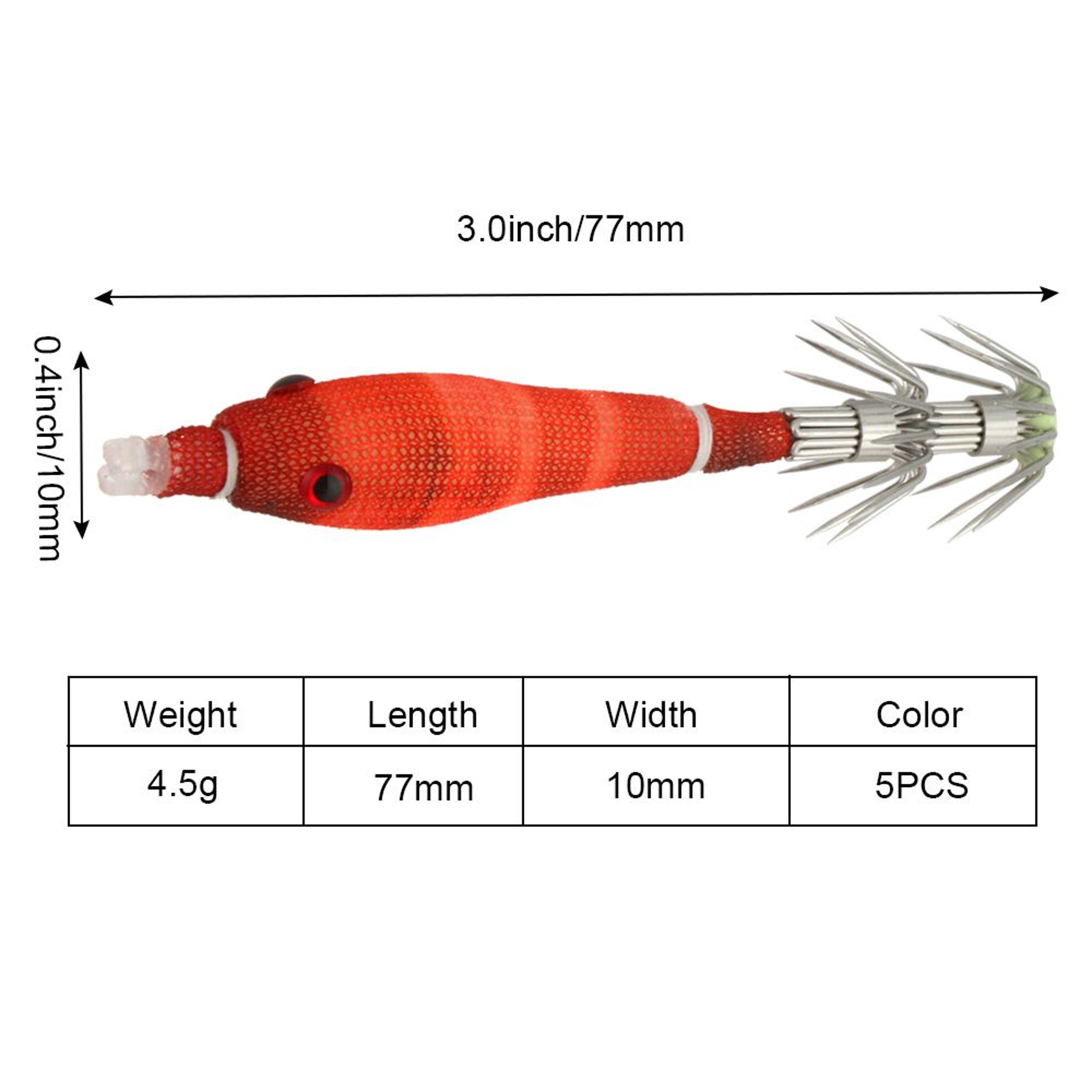 Micro Floating Fishhooks Durable Artificial Squid Baits Soft Squid Hooks Lure Jig Fishing Accessori 4