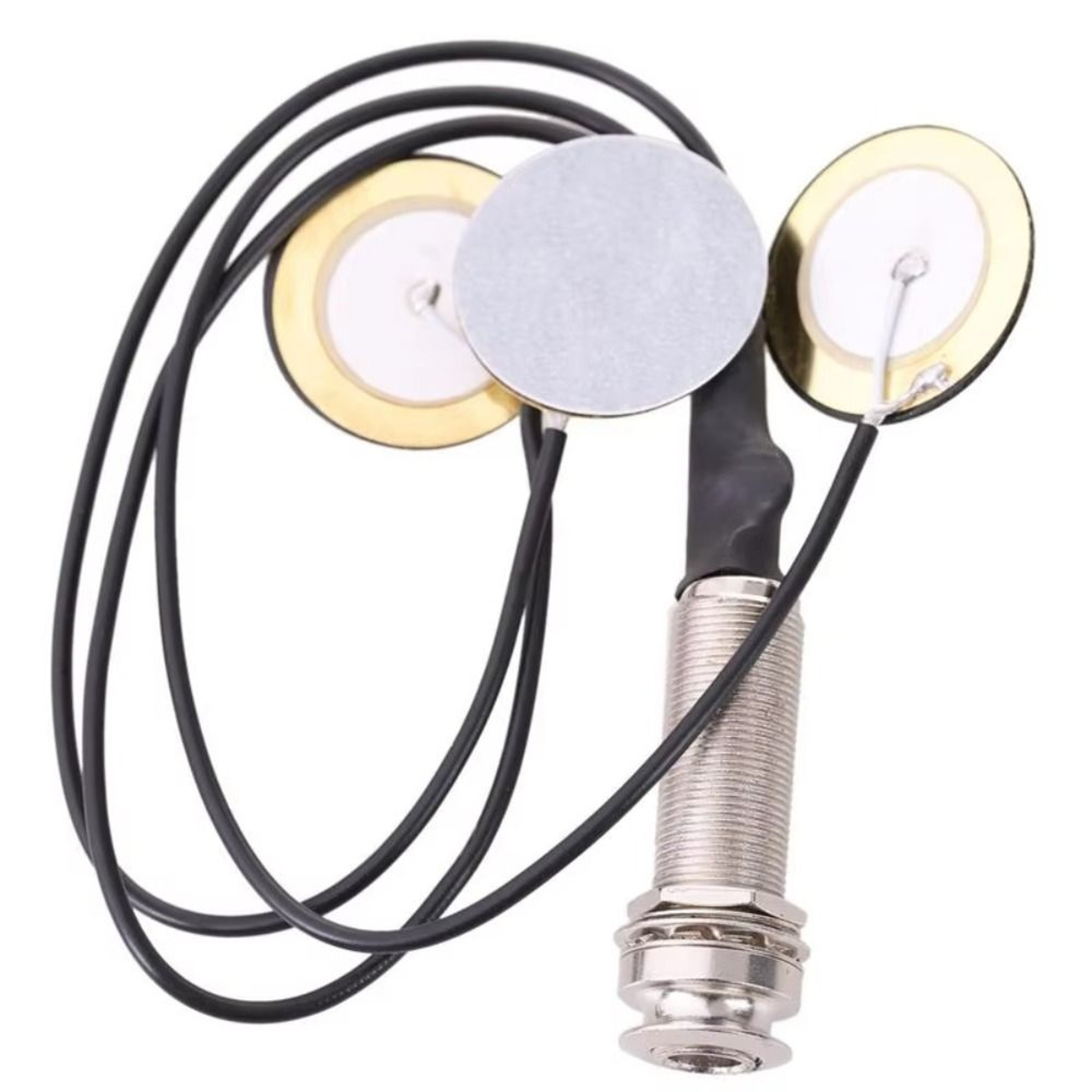 Metal Guitar Picks, Karimba Thumb Pickup, Professional Piezo Contact Microphone Pickup for Guitar Violin Ukulele Parts – view 3