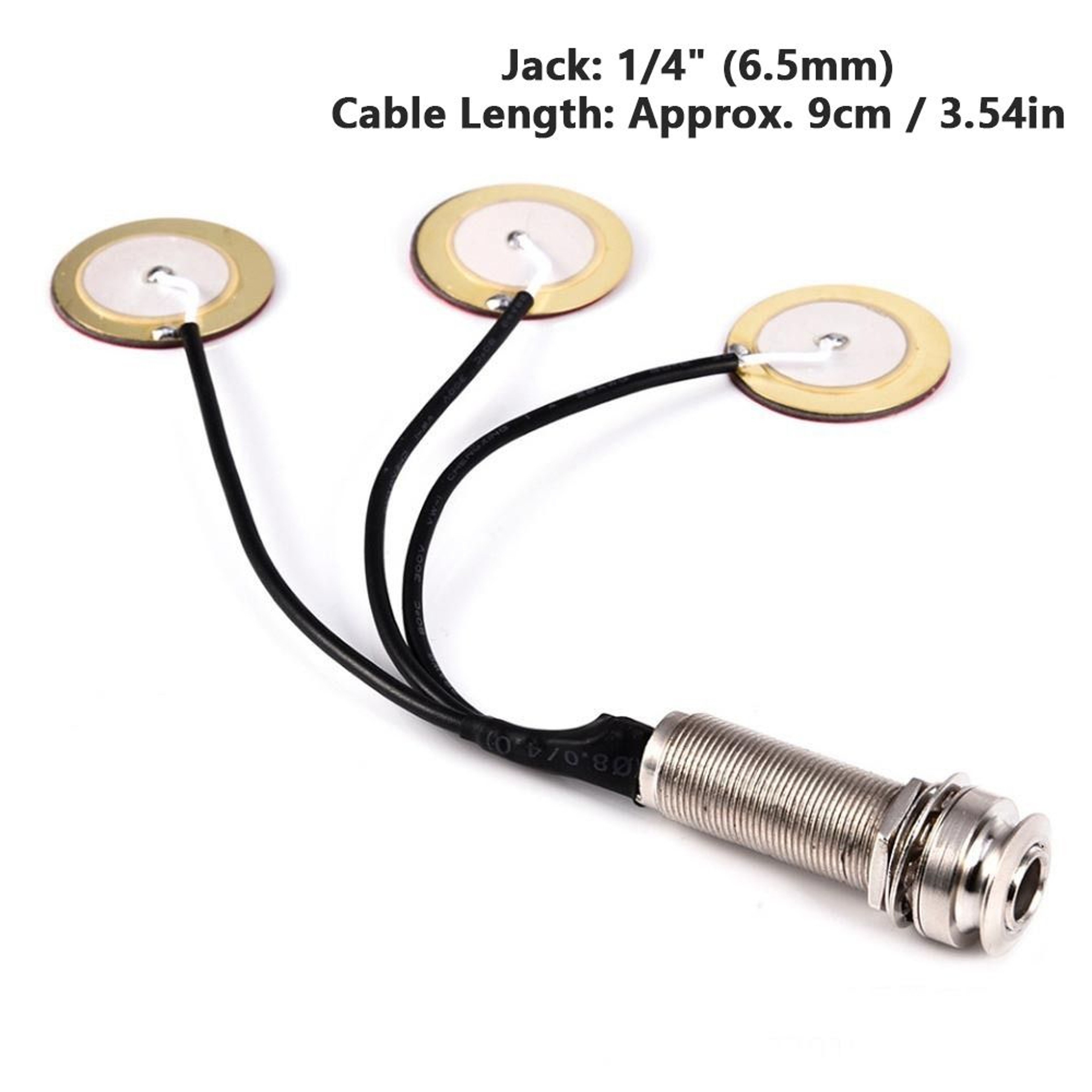 Metal Guitar Picks, Karimba Thumb Pickup, Professional Piezo Contact Microphone Pickup for Guitar Violin Ukulele Parts – view 6