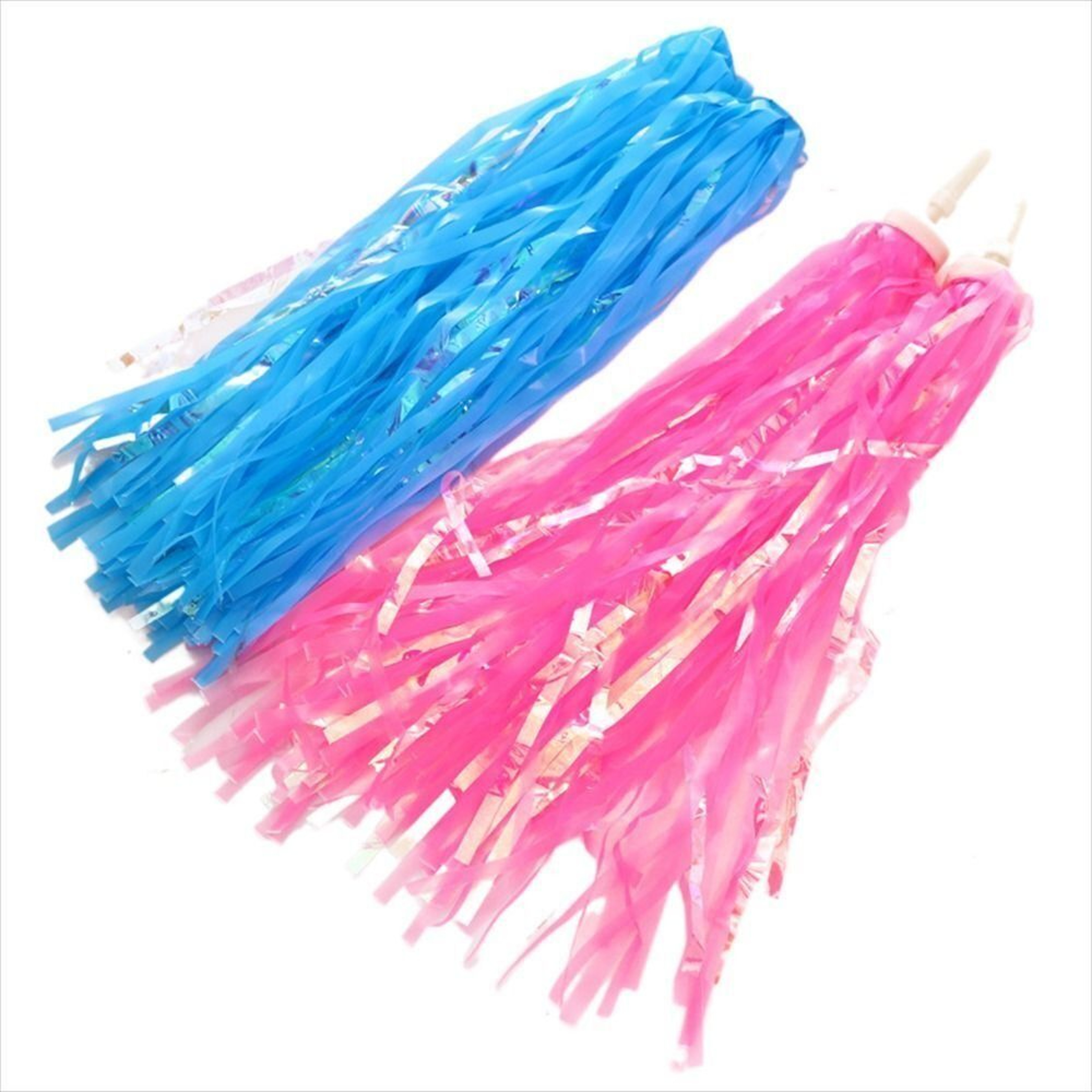 Kids Bike Tassels, Fashion Cycling Equipment, Multicolor PE Bicycle Streamers, Children Bicycle Princess Decor Ribbon – view 2