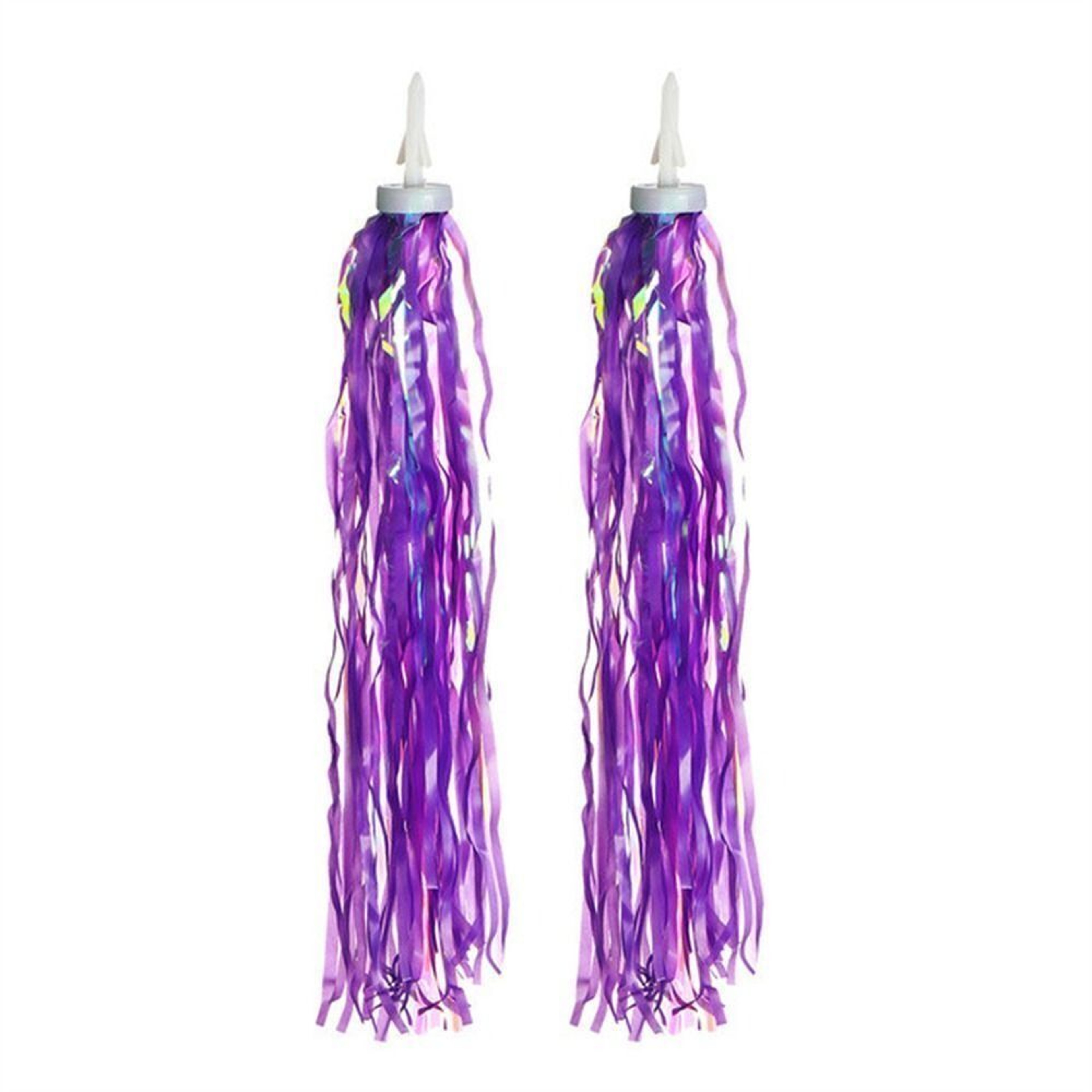 Kids Bike Tassels, Fashion Cycling Equipment, Multicolor PE Bicycle Streamers, Children Bicycle Princess Decor Ribbon – view 3