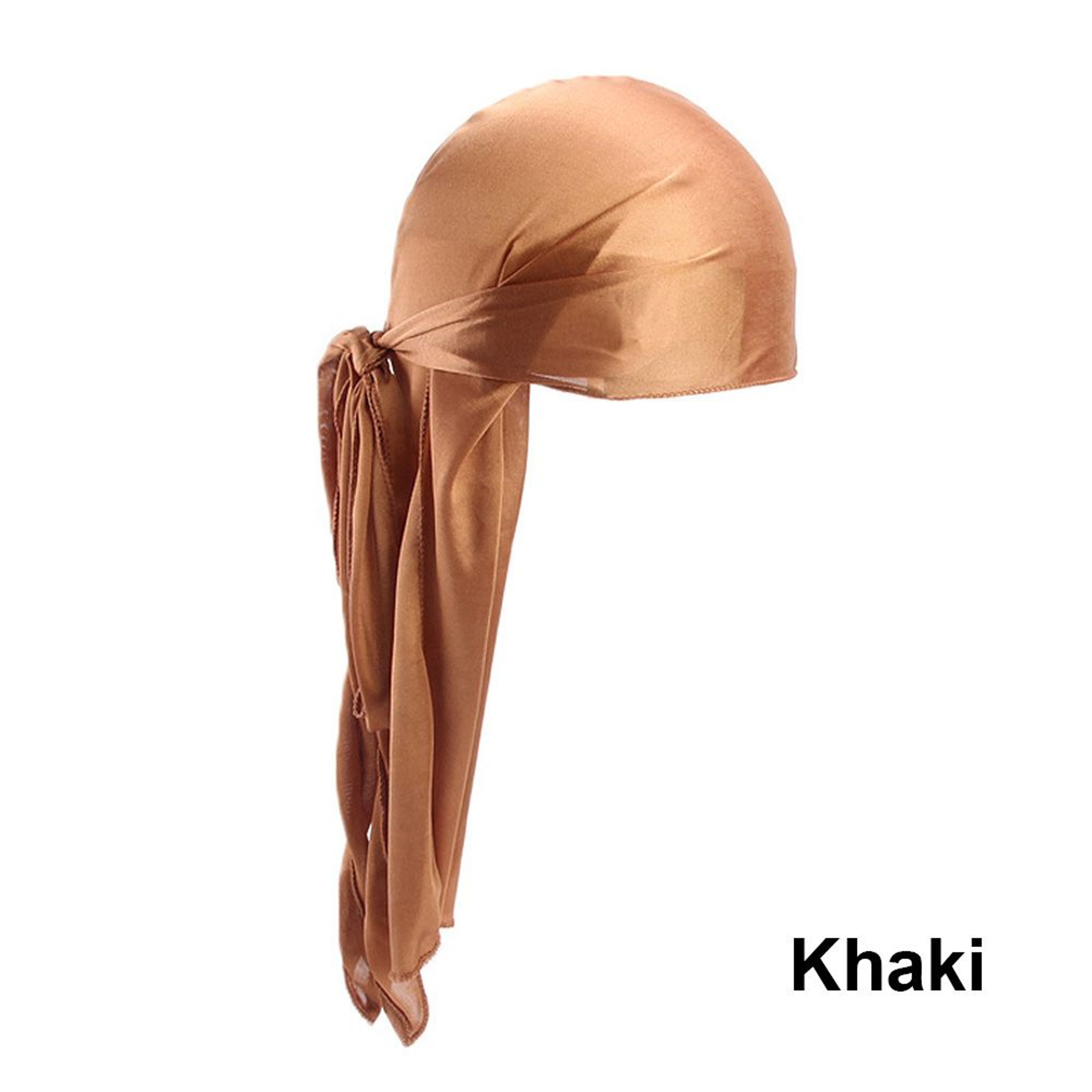 Pre-Tied Bandana Turban Hijab Silk Durag Pirate Hat Fashion Men Women Chemo Cap Headwrap – view 14
