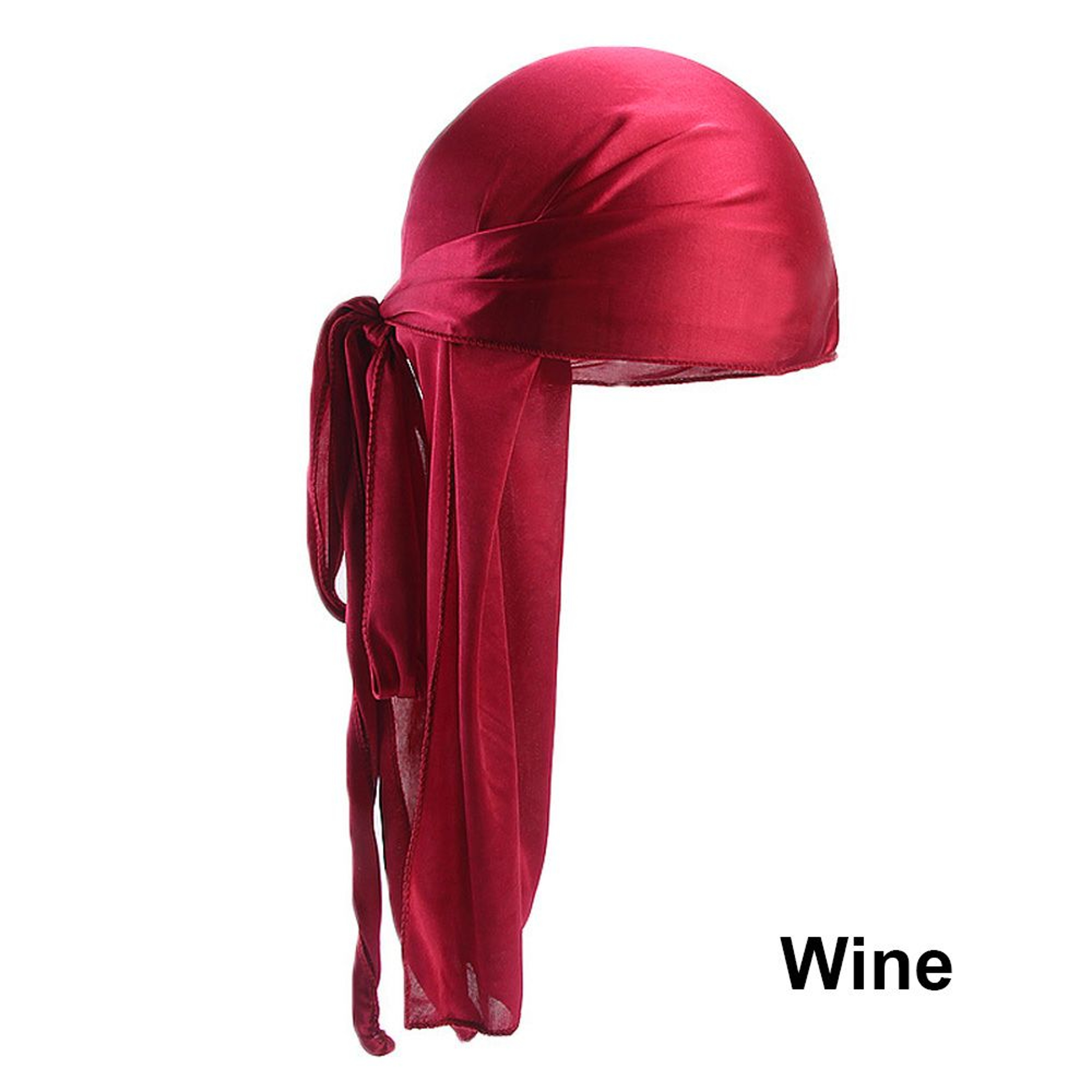 Pre-Tied Bandana Turban Hijab Silk Durag Pirate Hat Fashion Men Women Chemo Cap Headwrap – view 16