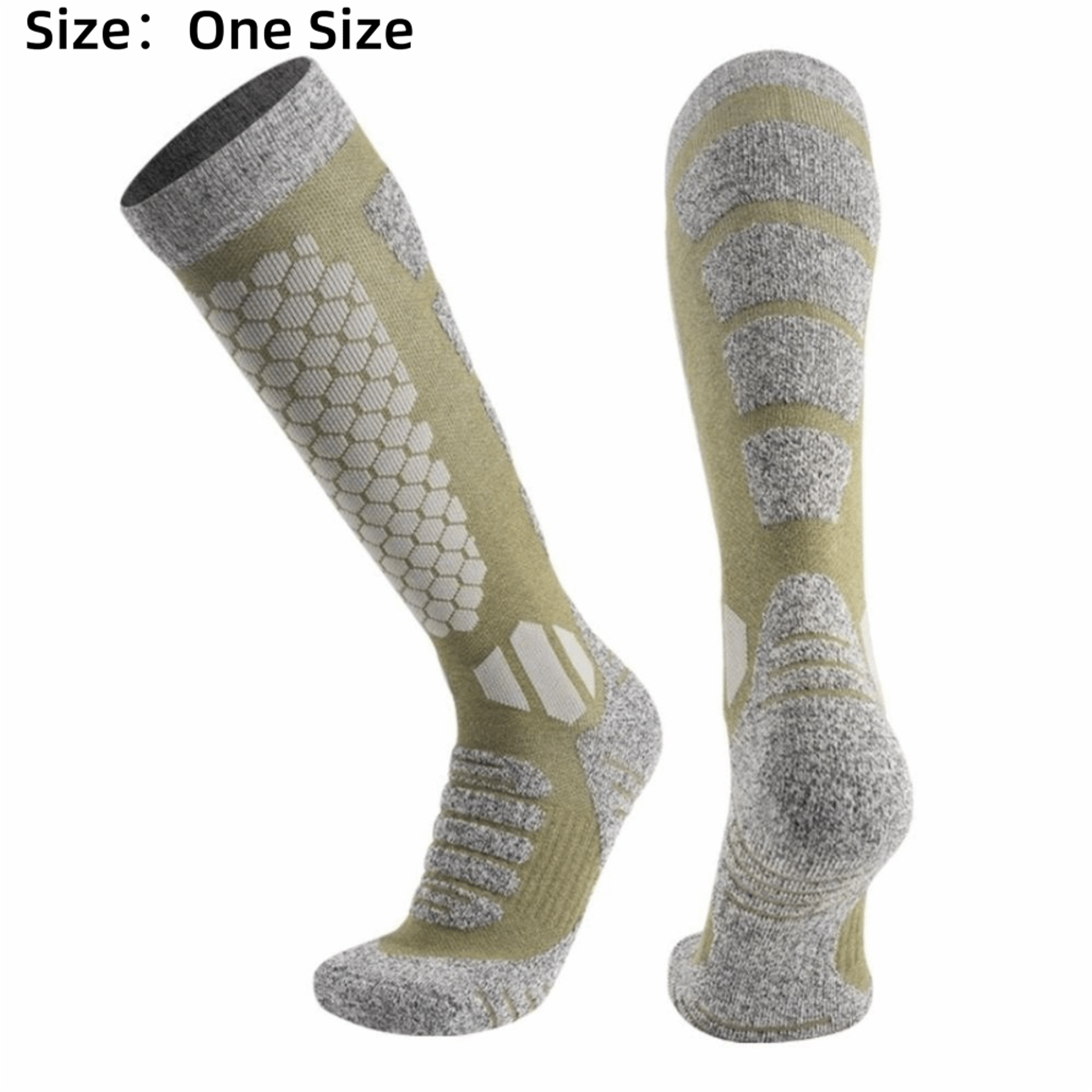 Warm Non-slip Fashion Sports Socks, Thickened Long Tube Socks for Hiking, Ski Mountaineering – view 6