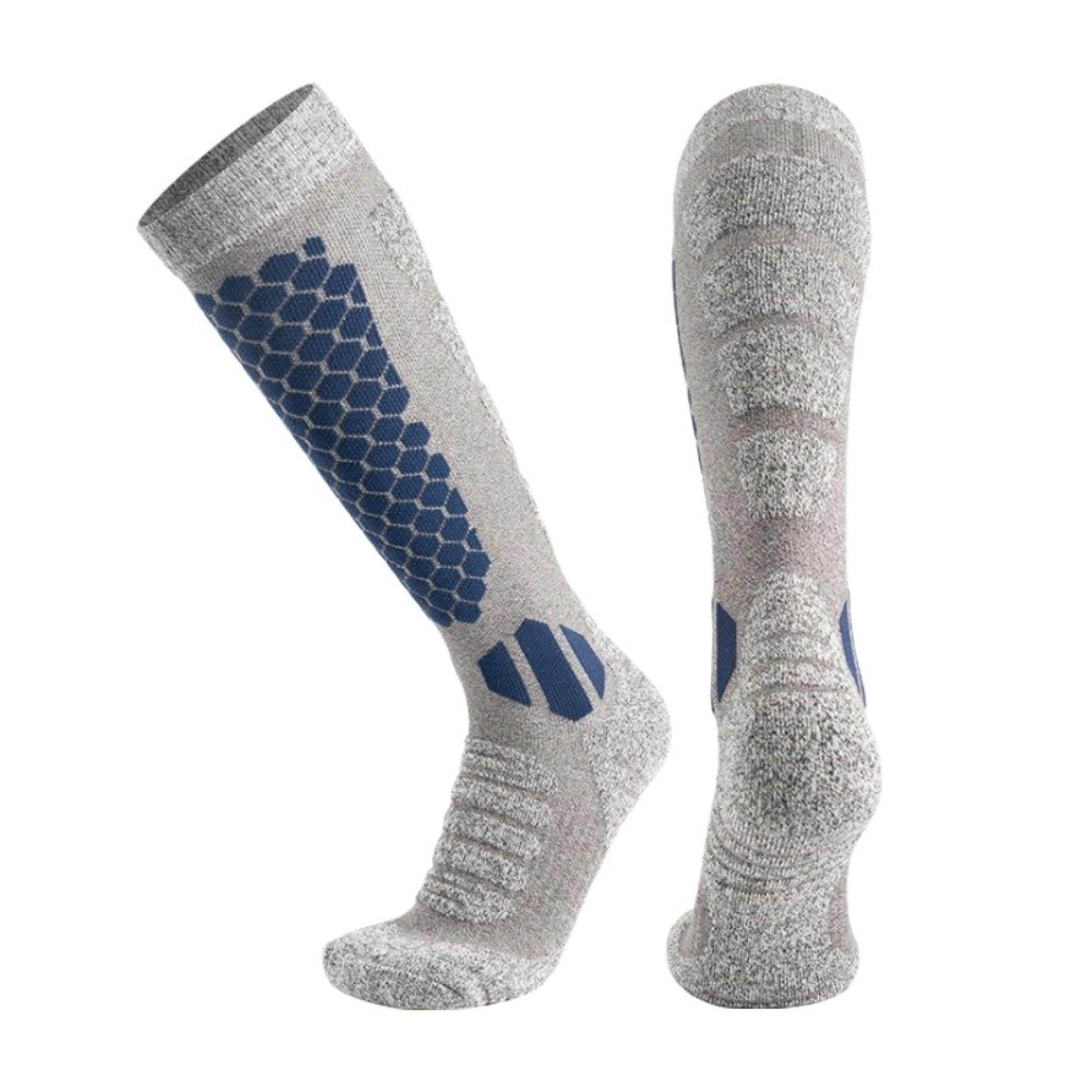 Warm Non-slip Fashion Sports Socks, Thickened Long Tube Socks for Hiking, Ski Mountaineering – view 9