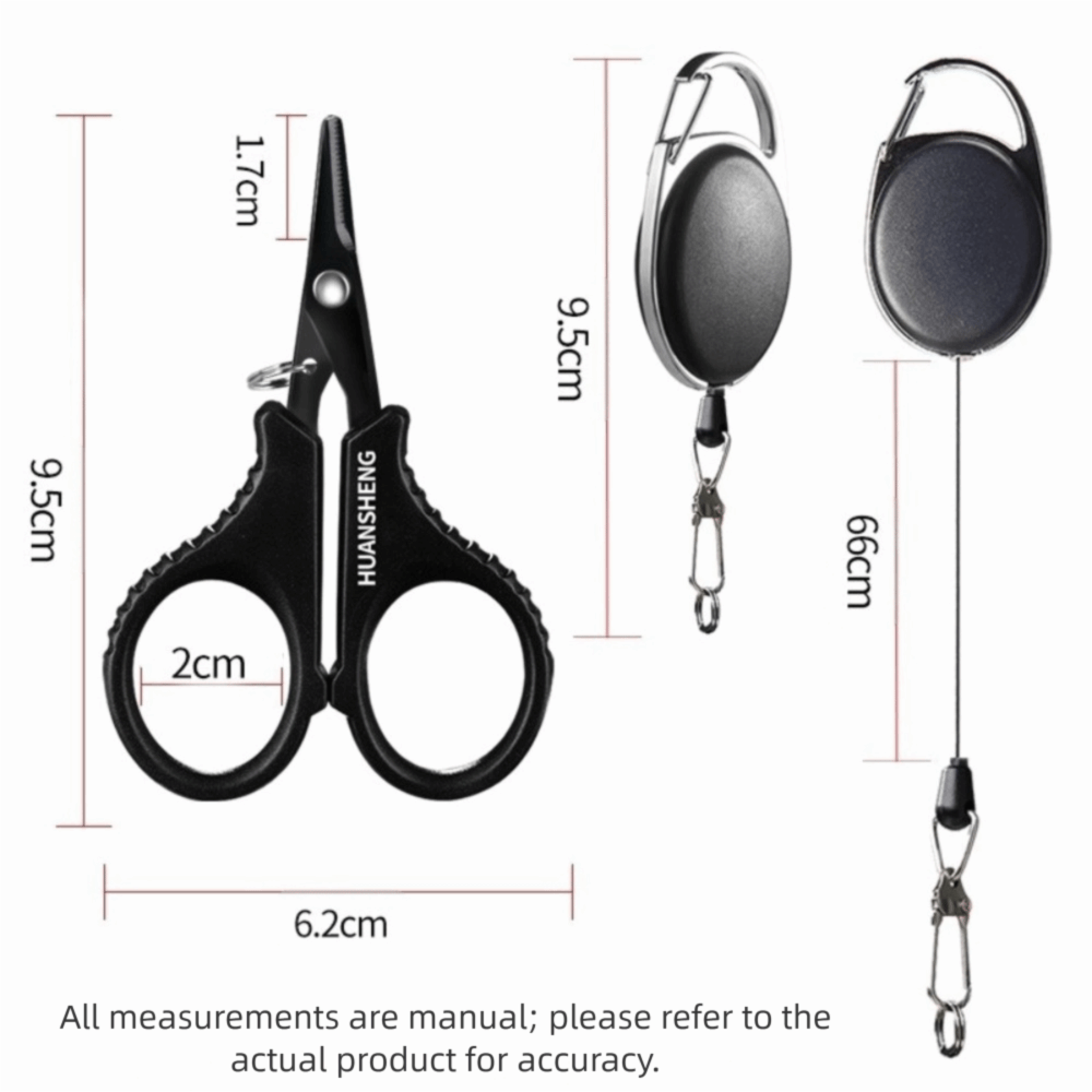 Fishing Scissors Set, Heavy-duty Line Cutter, Durable Stainless Steel Fishing Tackle for Carp Fishing – view 3