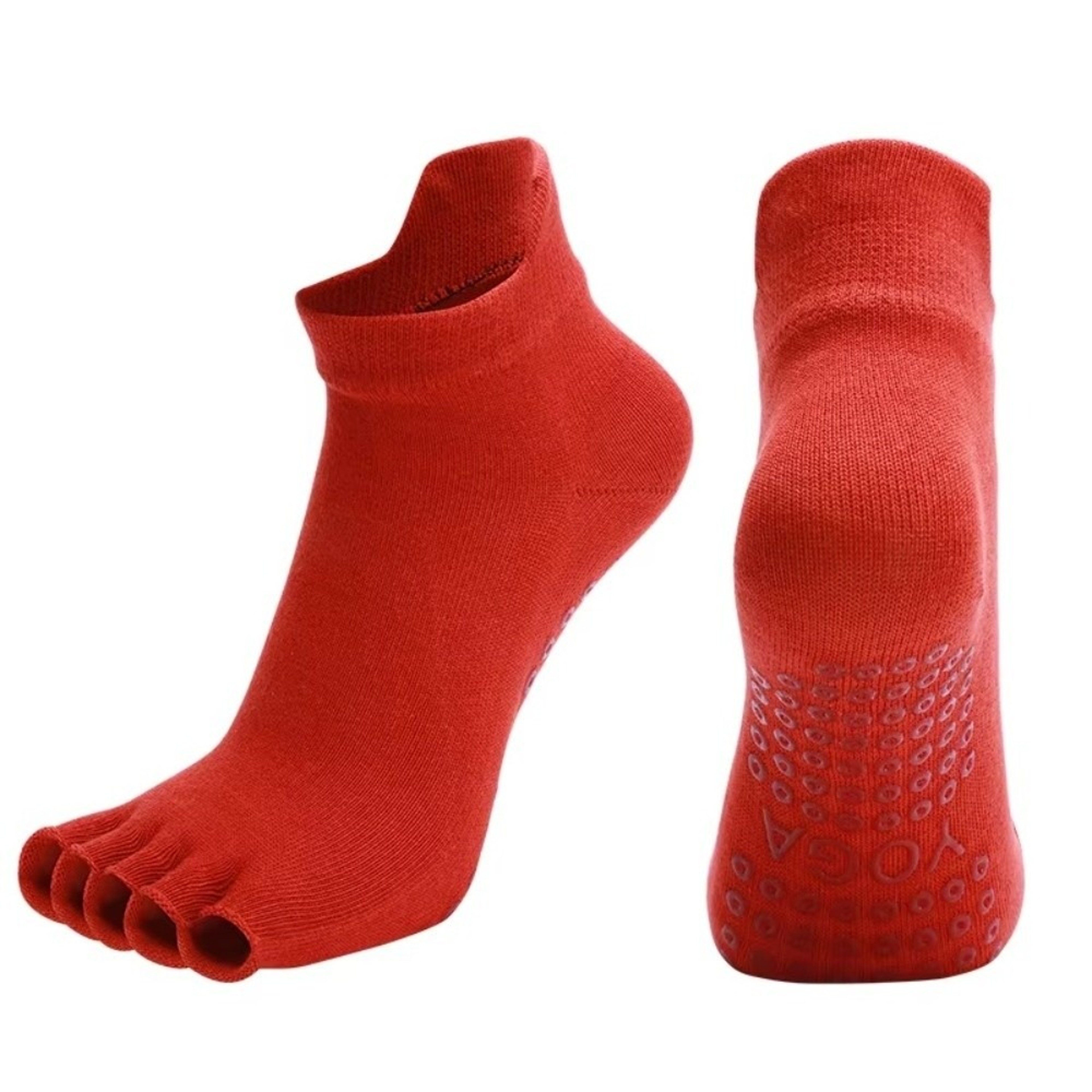 Elasticity Cotton Women Five Toe Pilates Socks, Anti-Slip Ladies Yoga Socks, Breathable Ballet Dance Socks for Yoga Gym – view 8