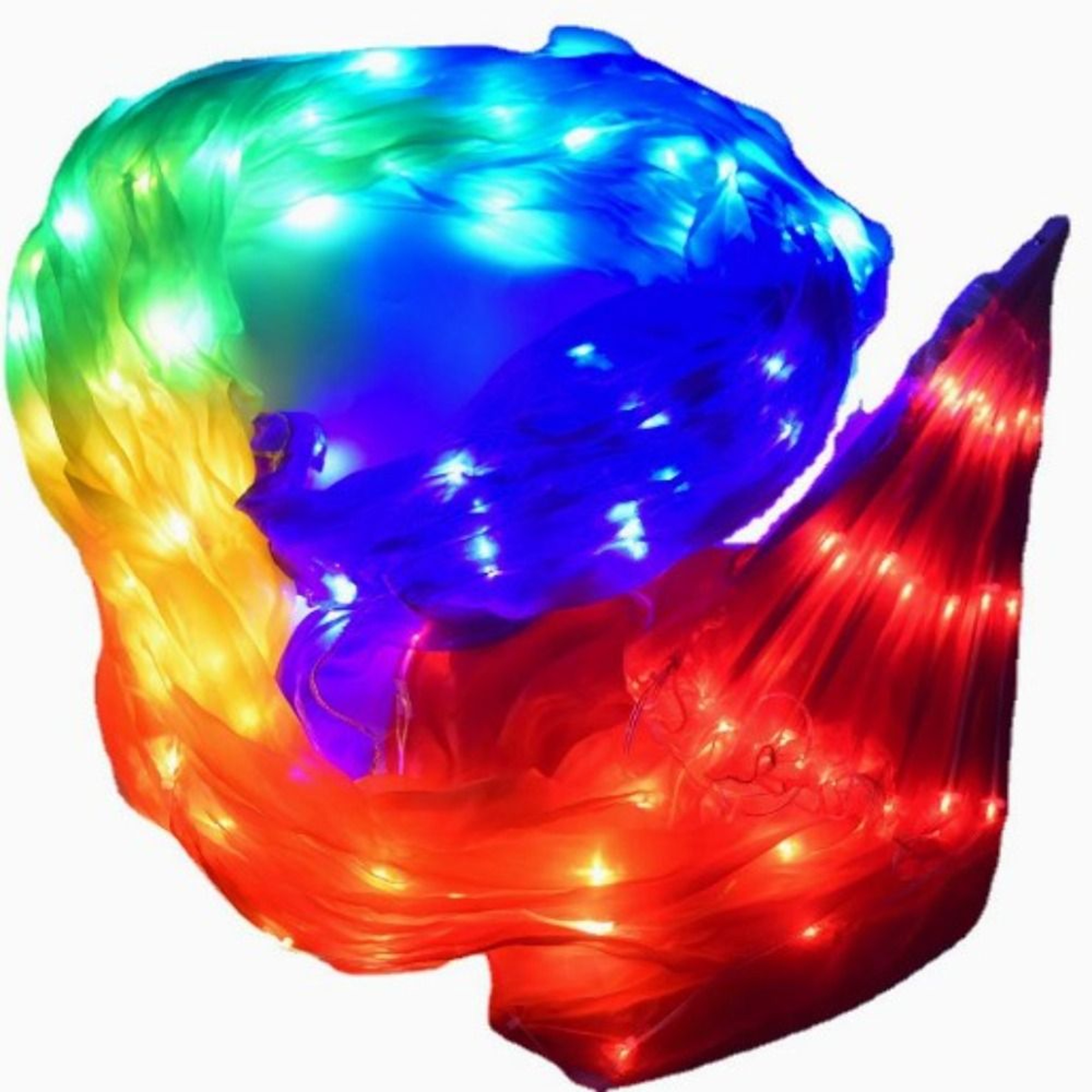 Silk Belly Dancing Fans, Performance Props for Dancer Practice, Elegant Dance Accessories – view 5