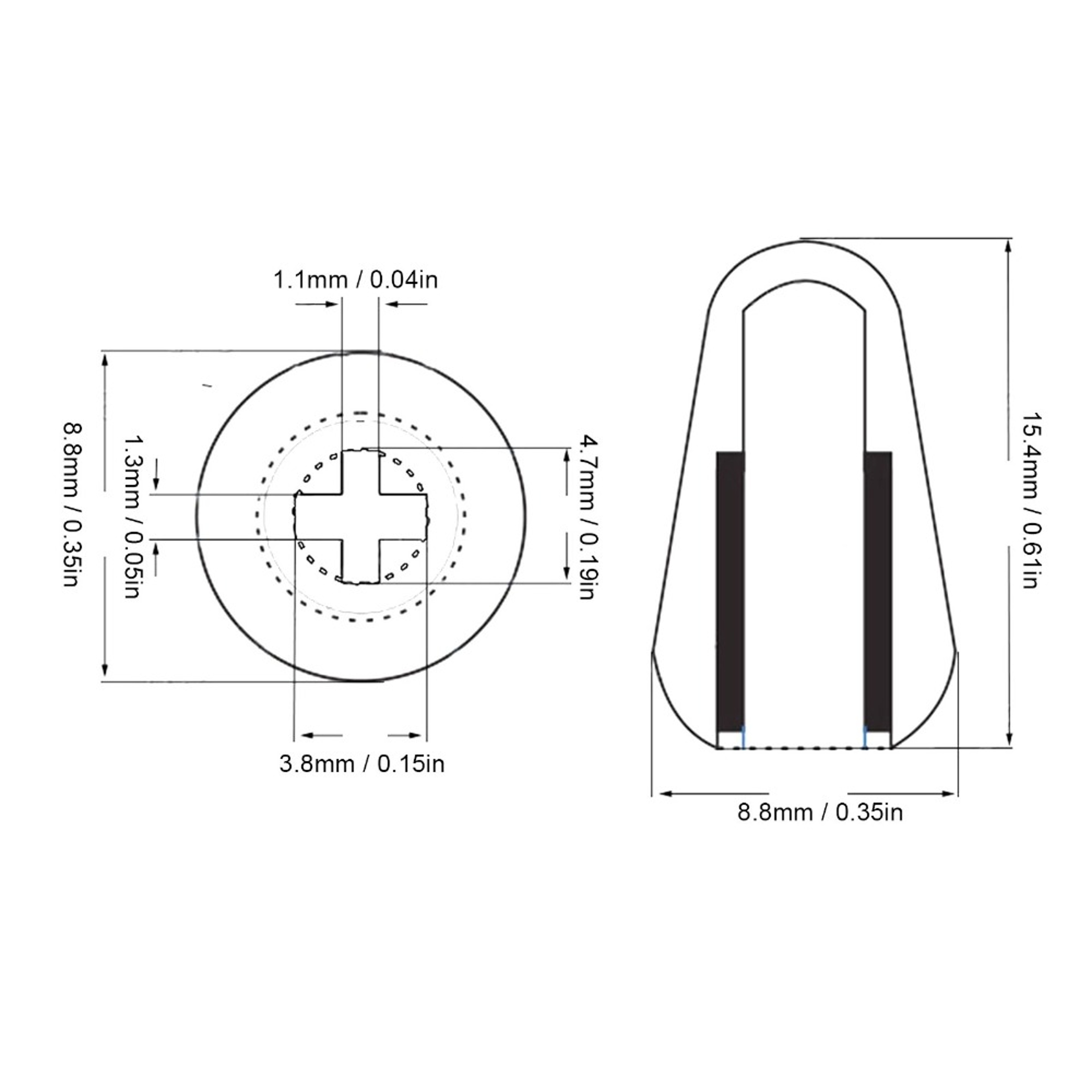 Pickup Selector Switch Knobs Way Switch Guitar Pickup Caps Silver Gold Black PP Plastic Core 5