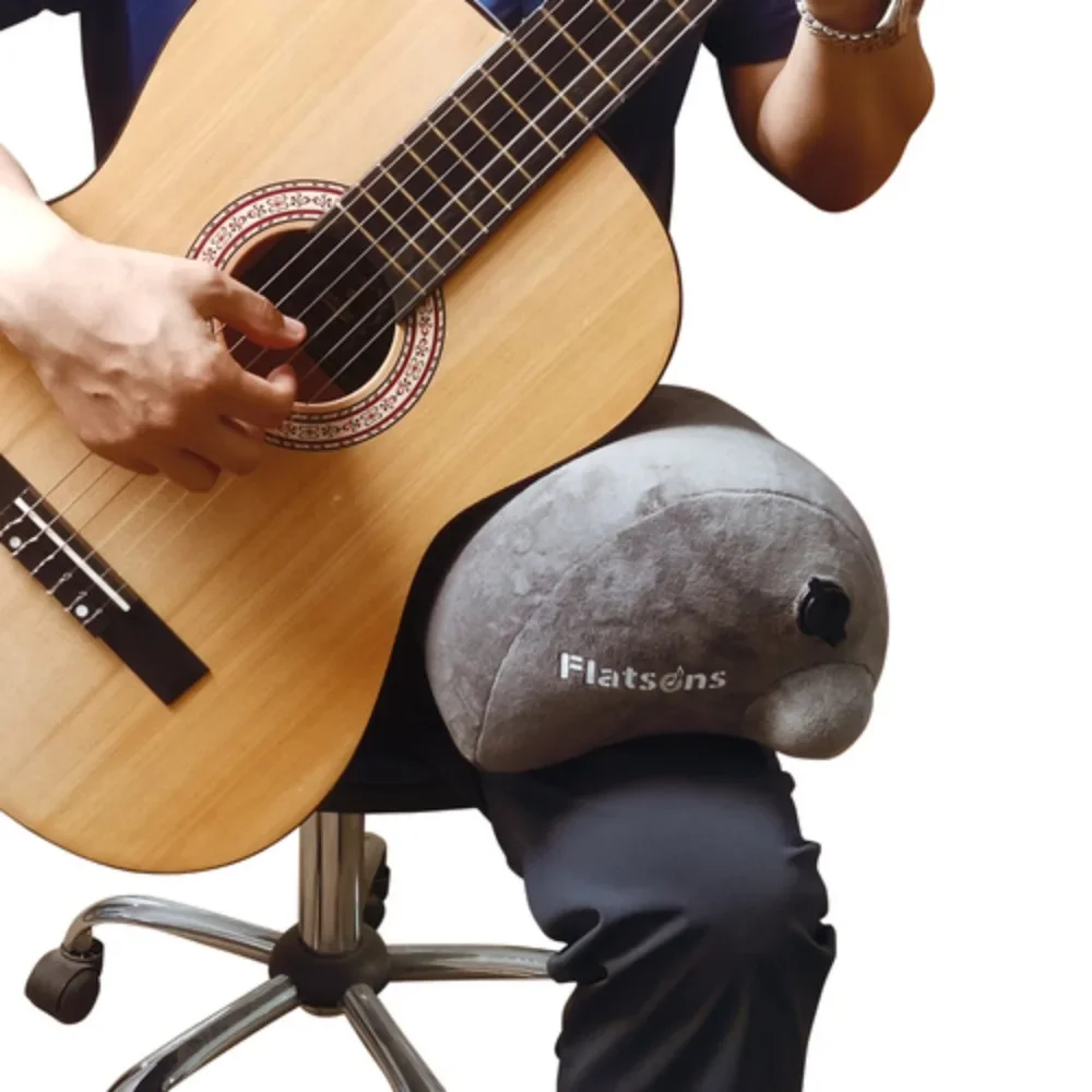 Guitar Cushion Pad, Flocking Leg Support, Classical Guitar Neck Balance – view 1